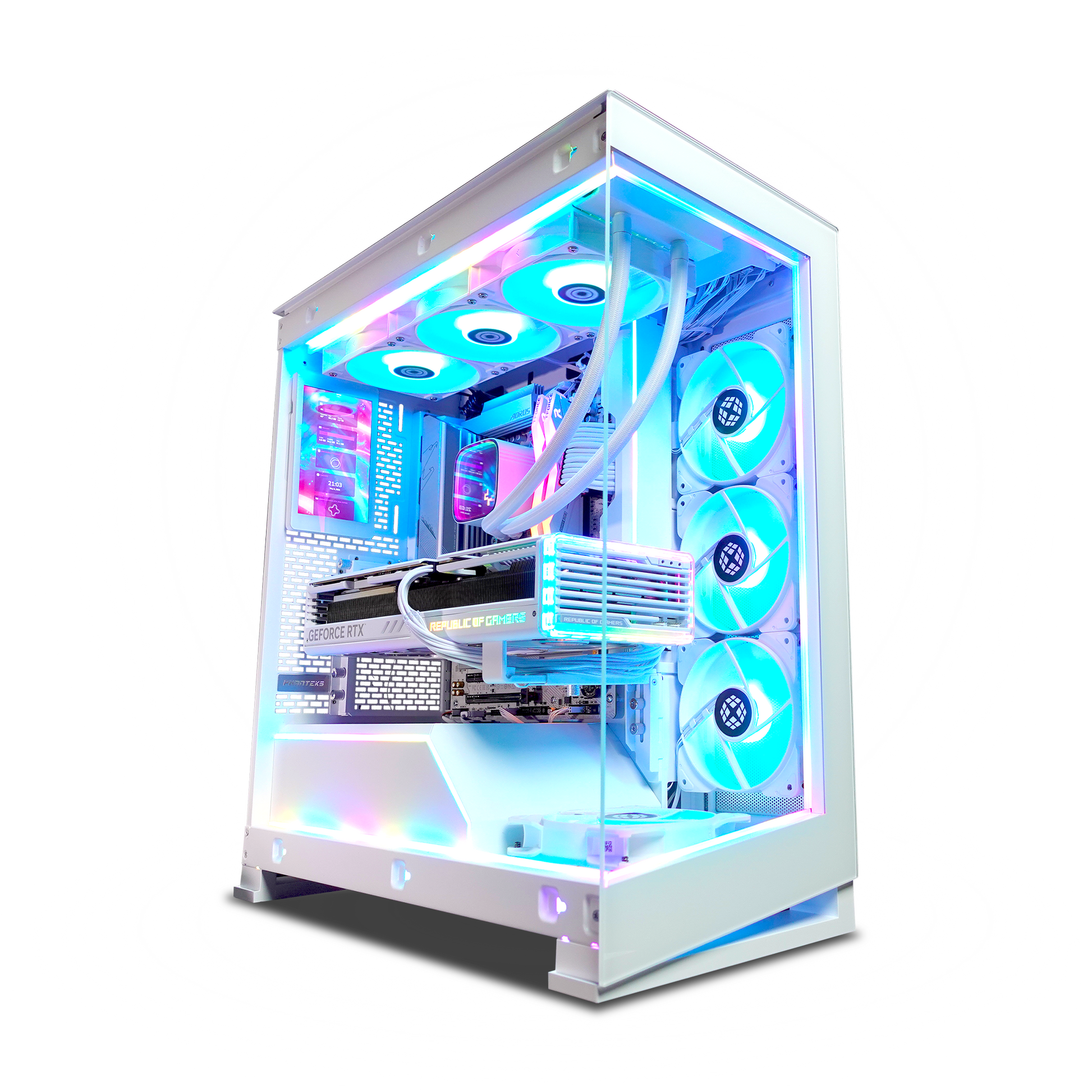 NV5 Ghost — RTX 5080, Ryzen 7 9700X, 32GB DDR5, 2TB SSD