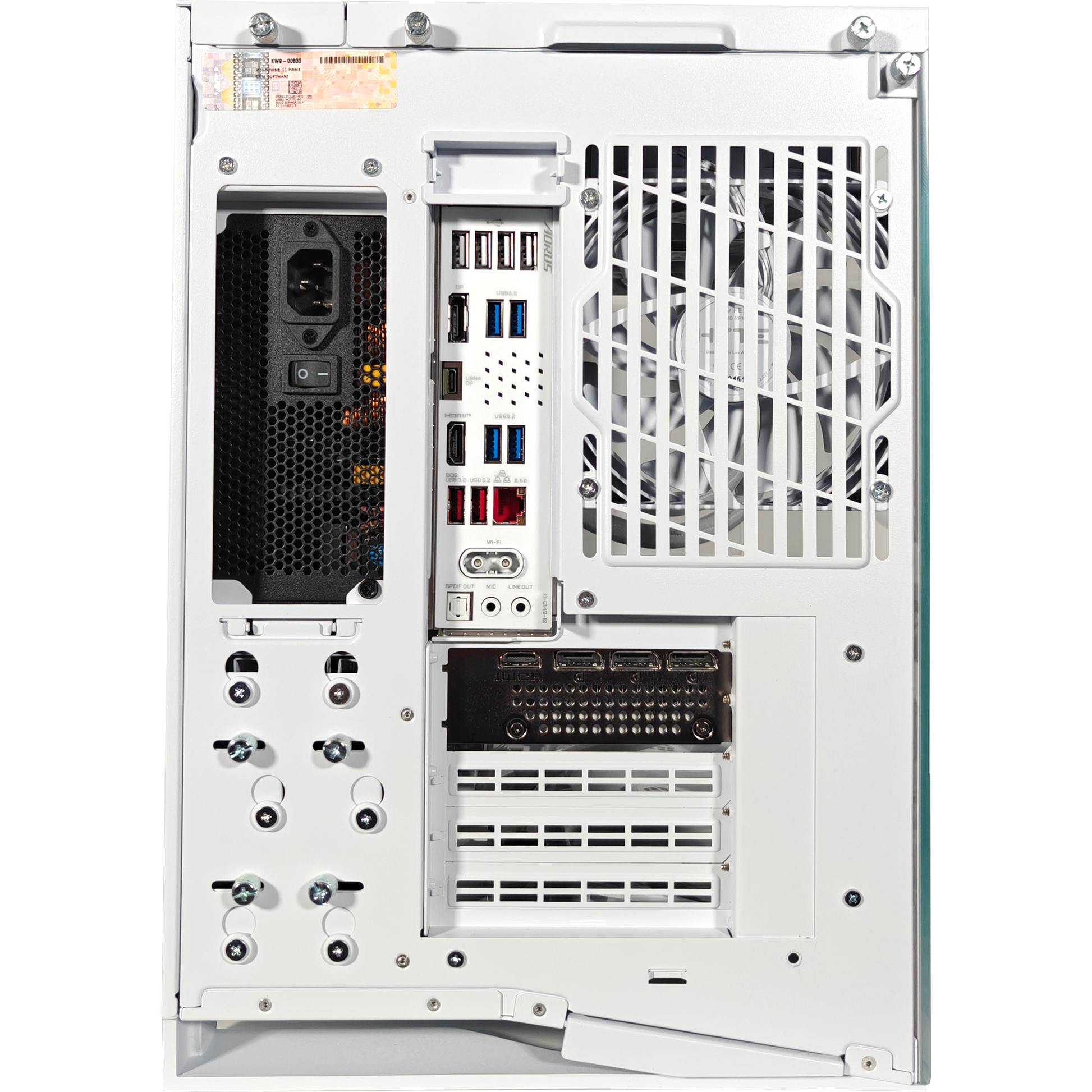 O11D Mini Ghost — RTX 5060, Core Ultra 5 225F, 32GB DDR5, 2TB SSD