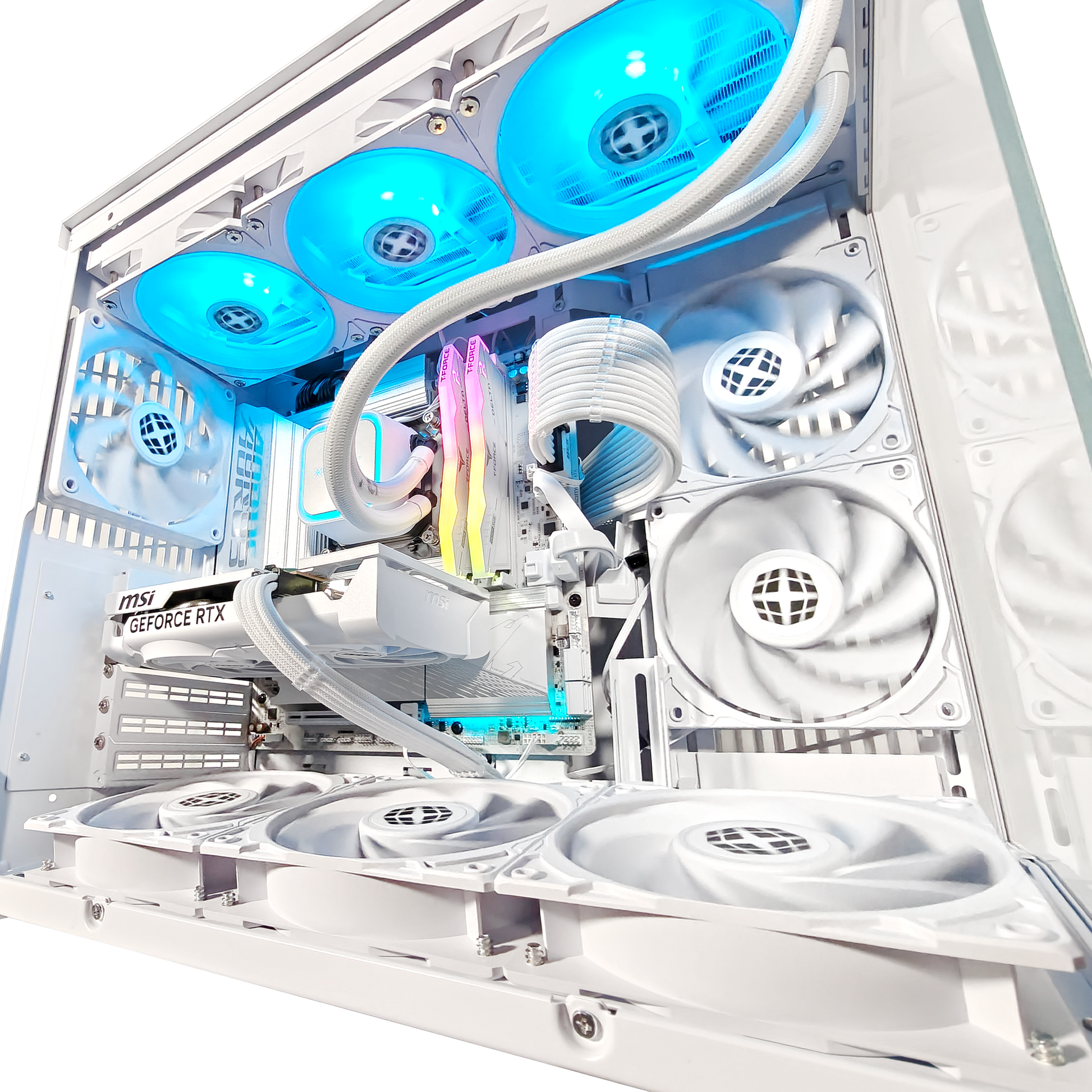 O11D Mini Ghost — RTX 5060, Core Ultra 5 225F, 32GB DDR5, 2TB SSD