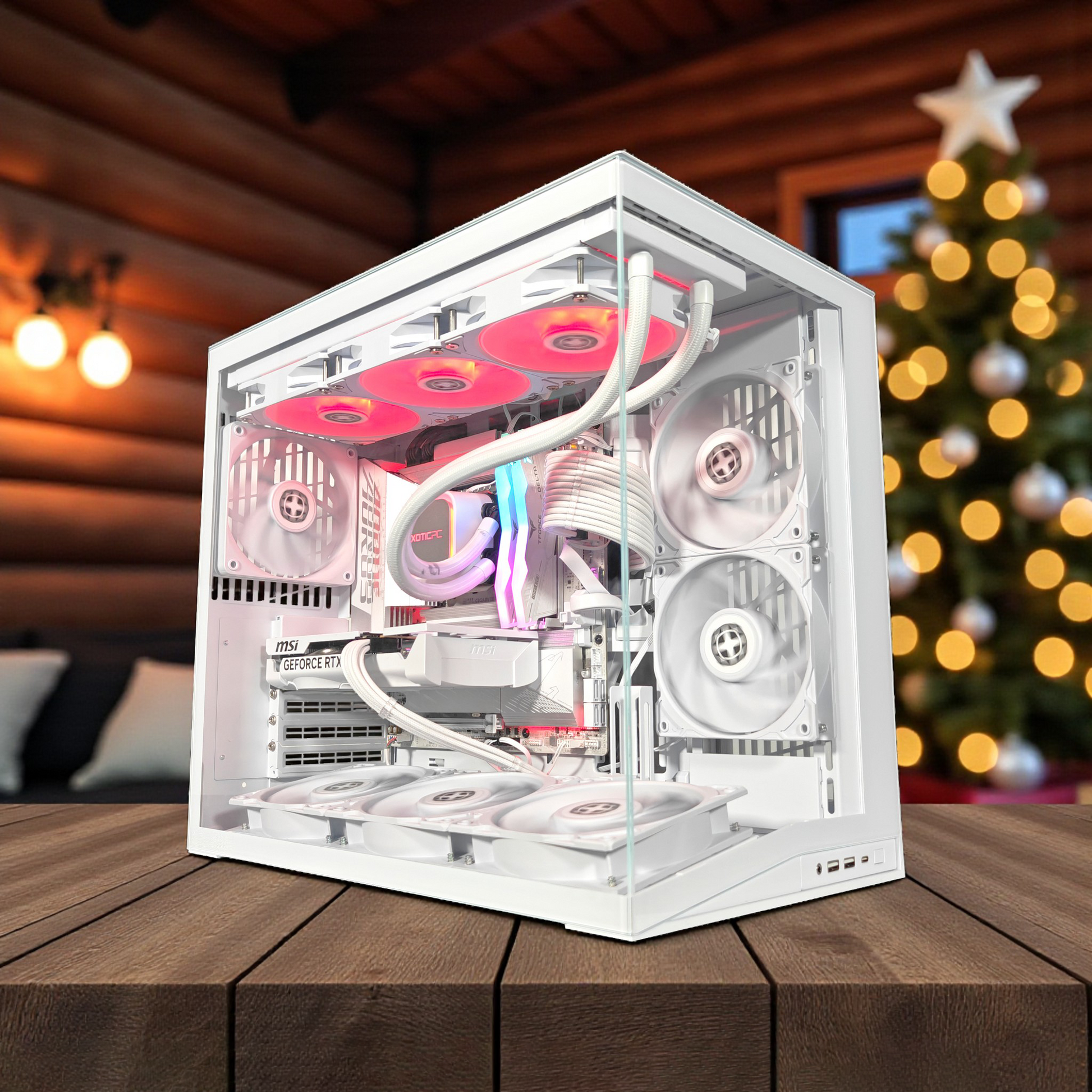 O11D Mini Ghost — RTX 5060, Core Ultra 5 225F, 32GB DDR5, 2TB SSD