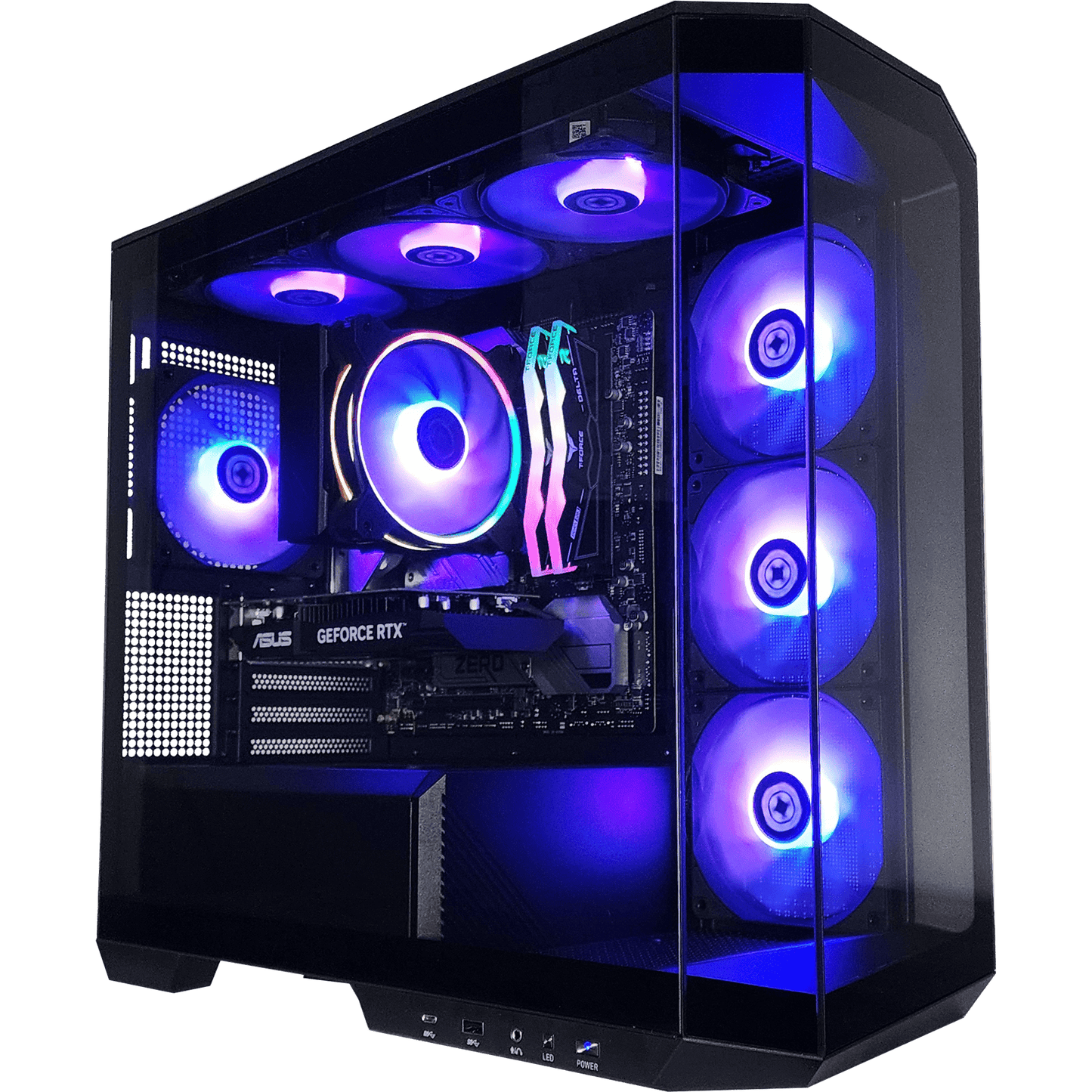 Project Zero Pano Dark — RTX 3050, Core i5-12400F, 32GB DDR5, 2TB SSD