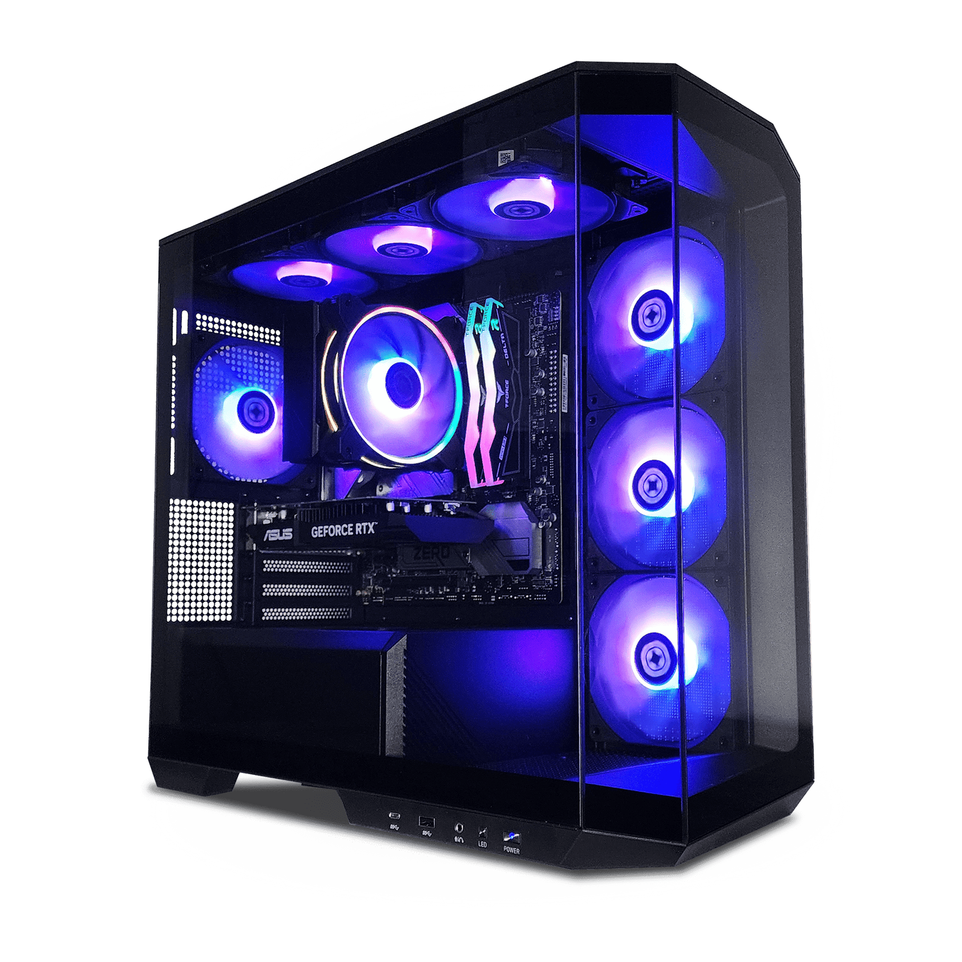 Project Zero Pano Dark — RTX 3050, Core i5-12400F, 32GB DDR5, 2TB SSD