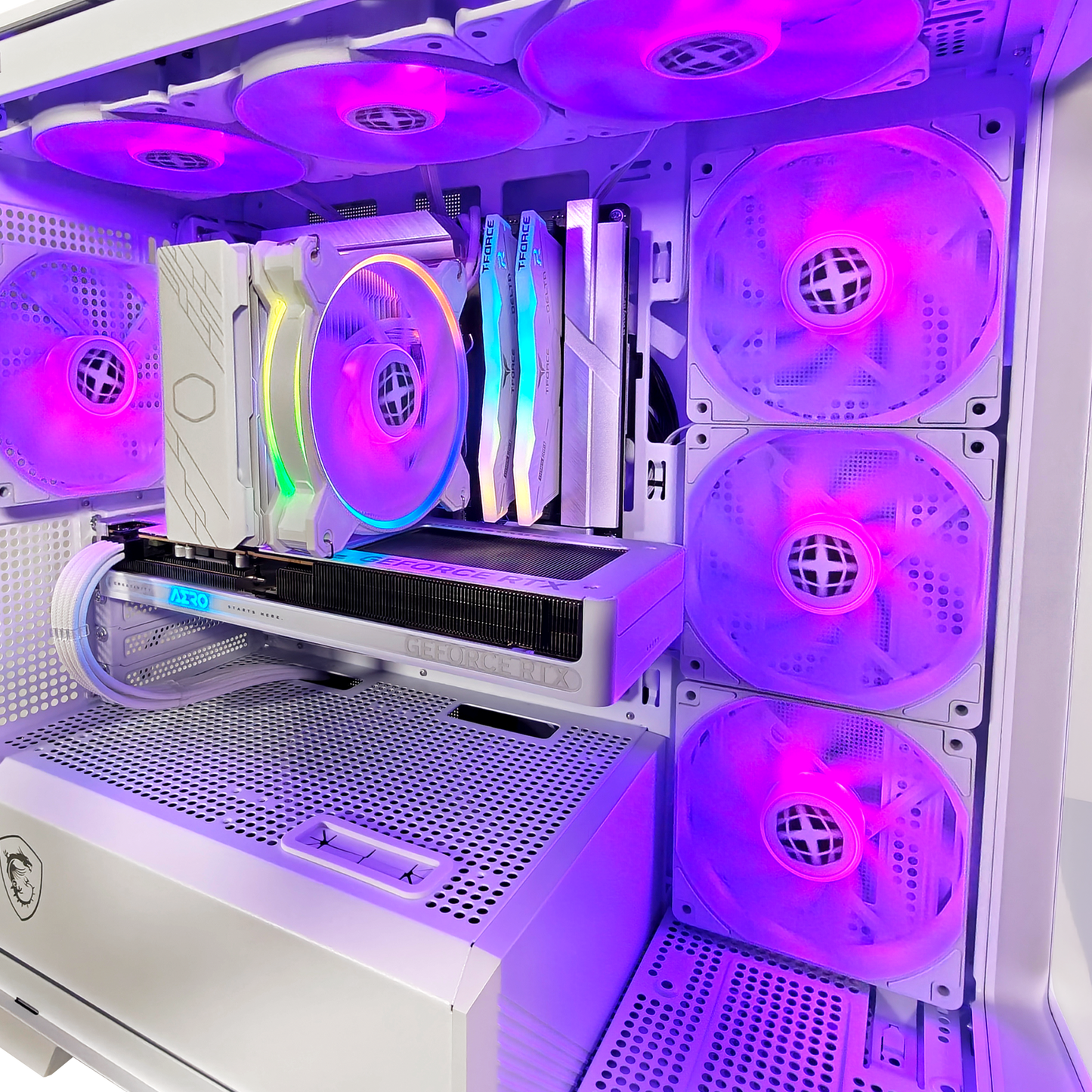 Project Zero Pano Ghost — RTX 5060, Ryzen 7 9700X, 32GB DDR5, 2TB SSD