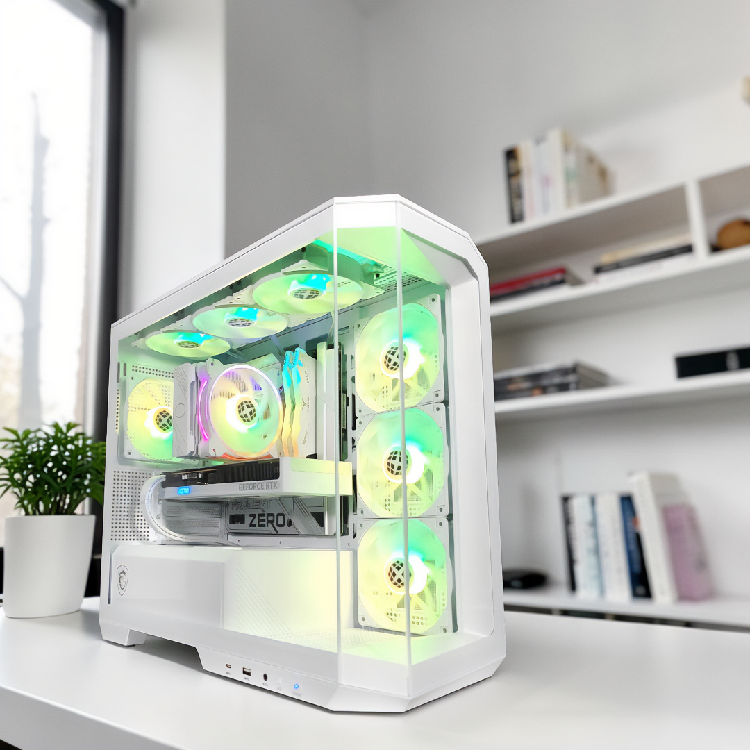 Project Zero Pano Ghost — RTX 5060, Ryzen 7 9700X, 32GB DDR5, 2TB SSD