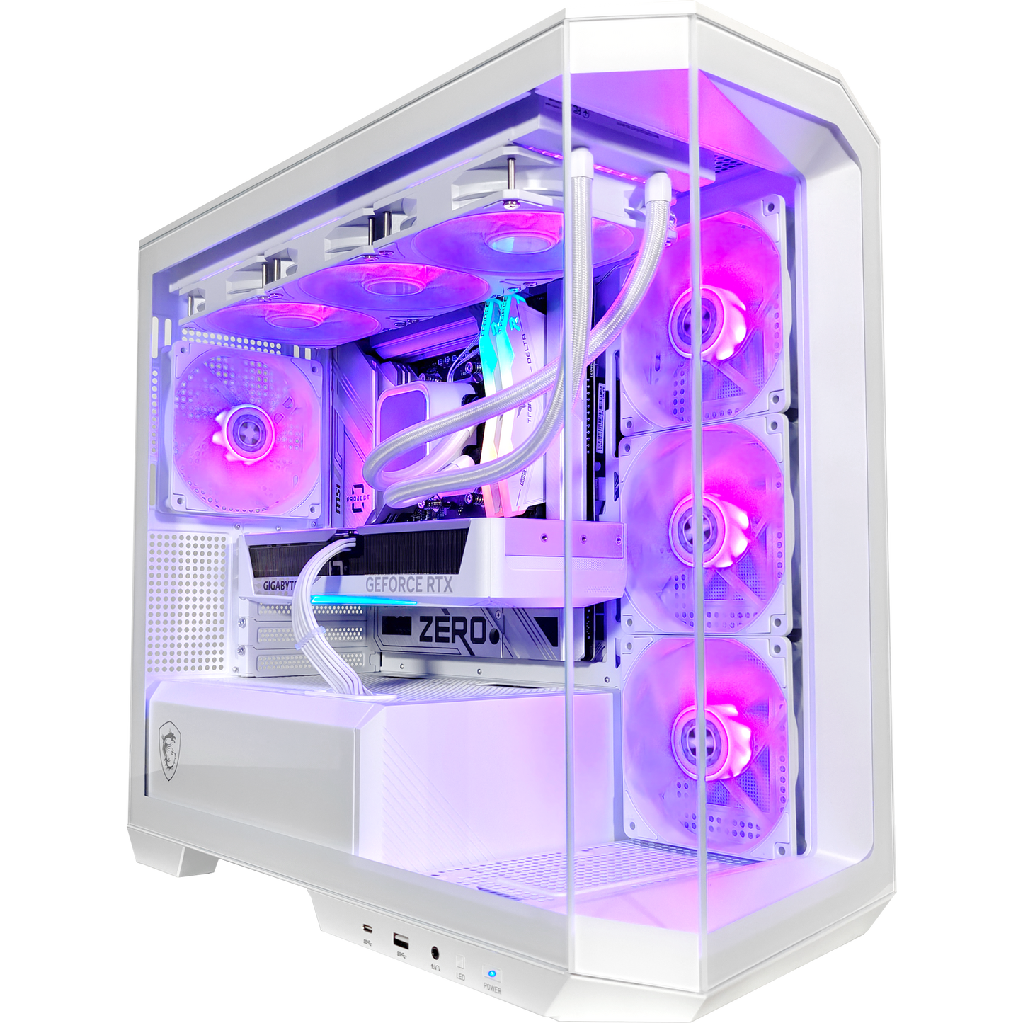 Project Zero Pano Ghost — RTX 5070, Ryzen 7 9800X3D, 32GB DDR5, 2TB SSD