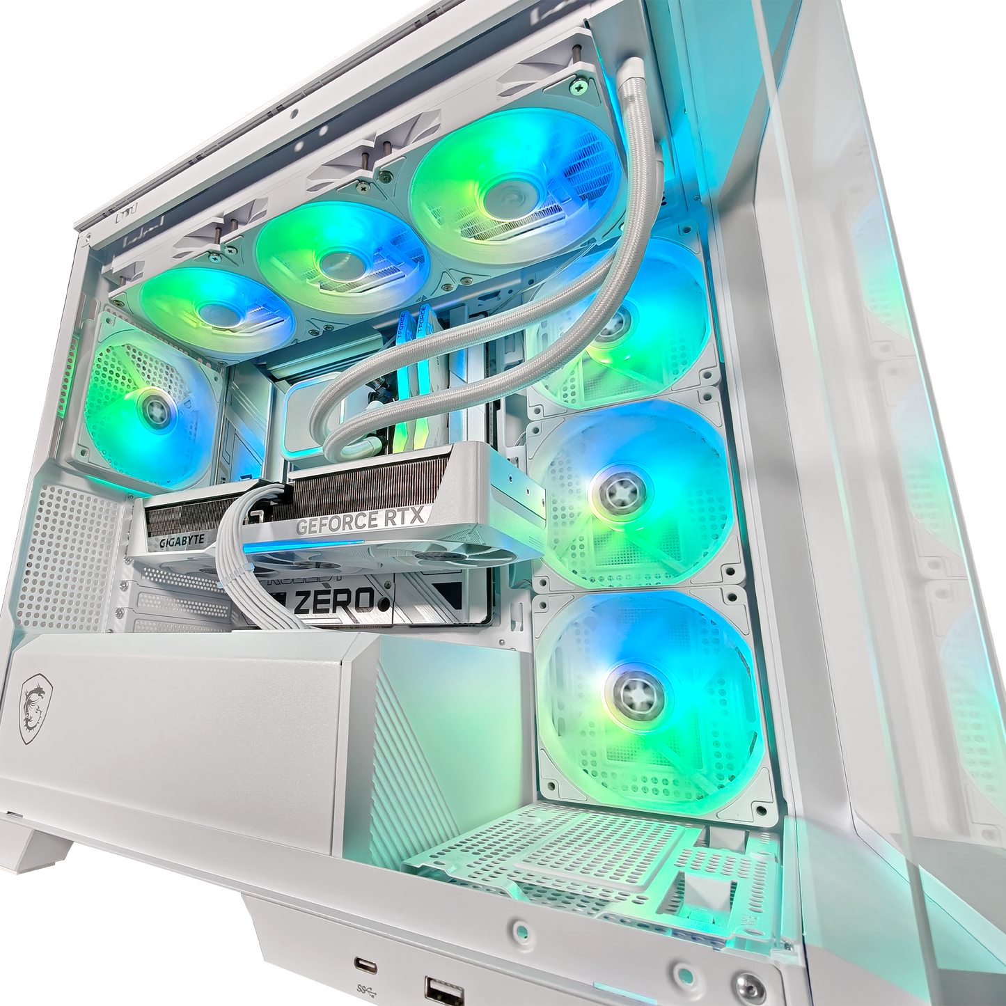 Project Zero Pano Ghost — RTX 5070, Ryzen 7 9800X3D, 32GB DDR5, 2TB SSD