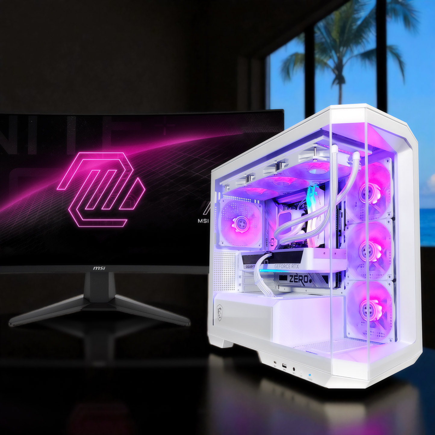Project Zero Pano Ghost — RTX 5070, Ryzen 7 9800X3D, 32GB DDR5, 2TB SSD