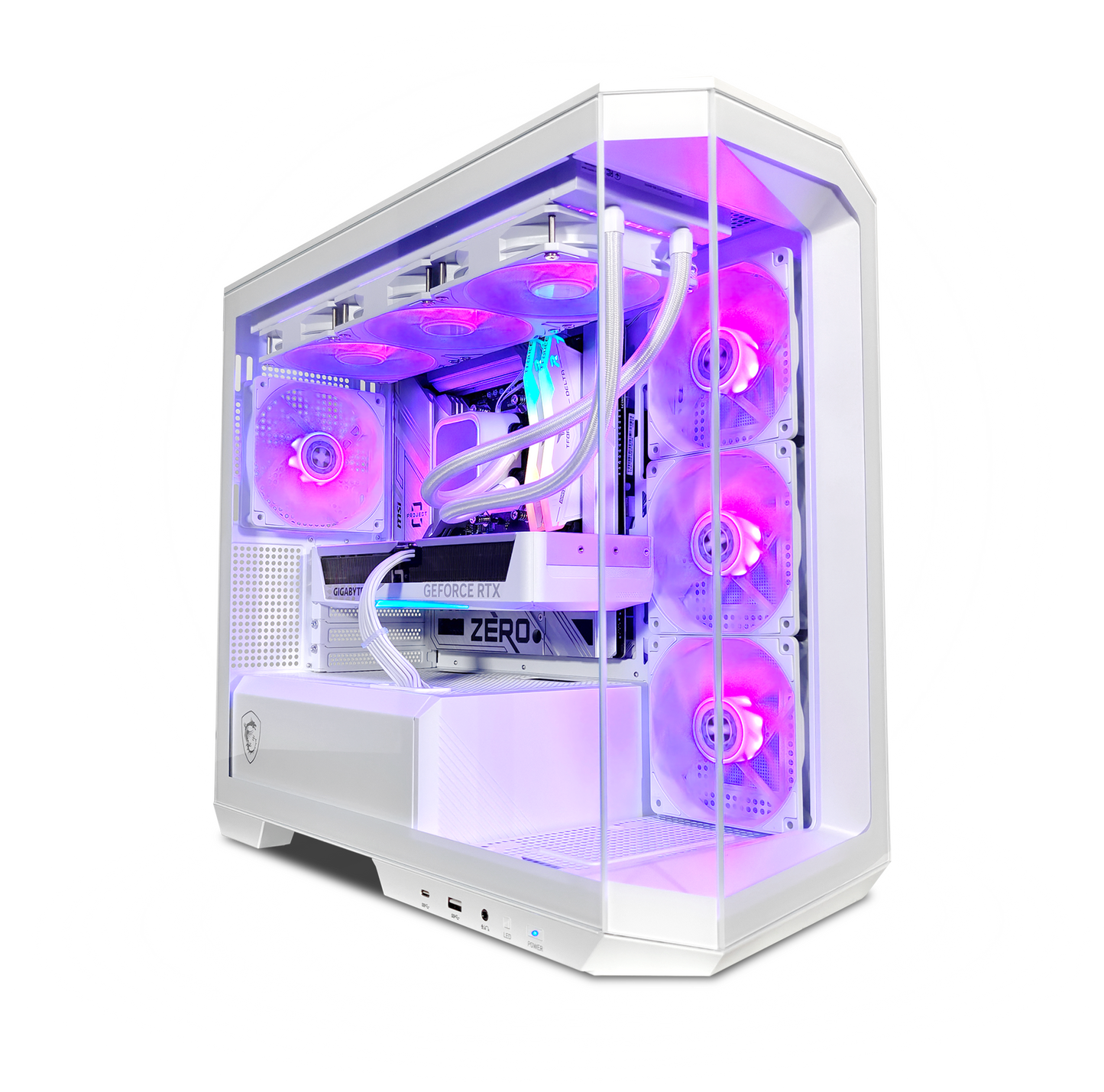 Project Zero Pano Ghost — RTX 5070, Ryzen 7 9800X3D, 32GB DDR5, 2TB SSD