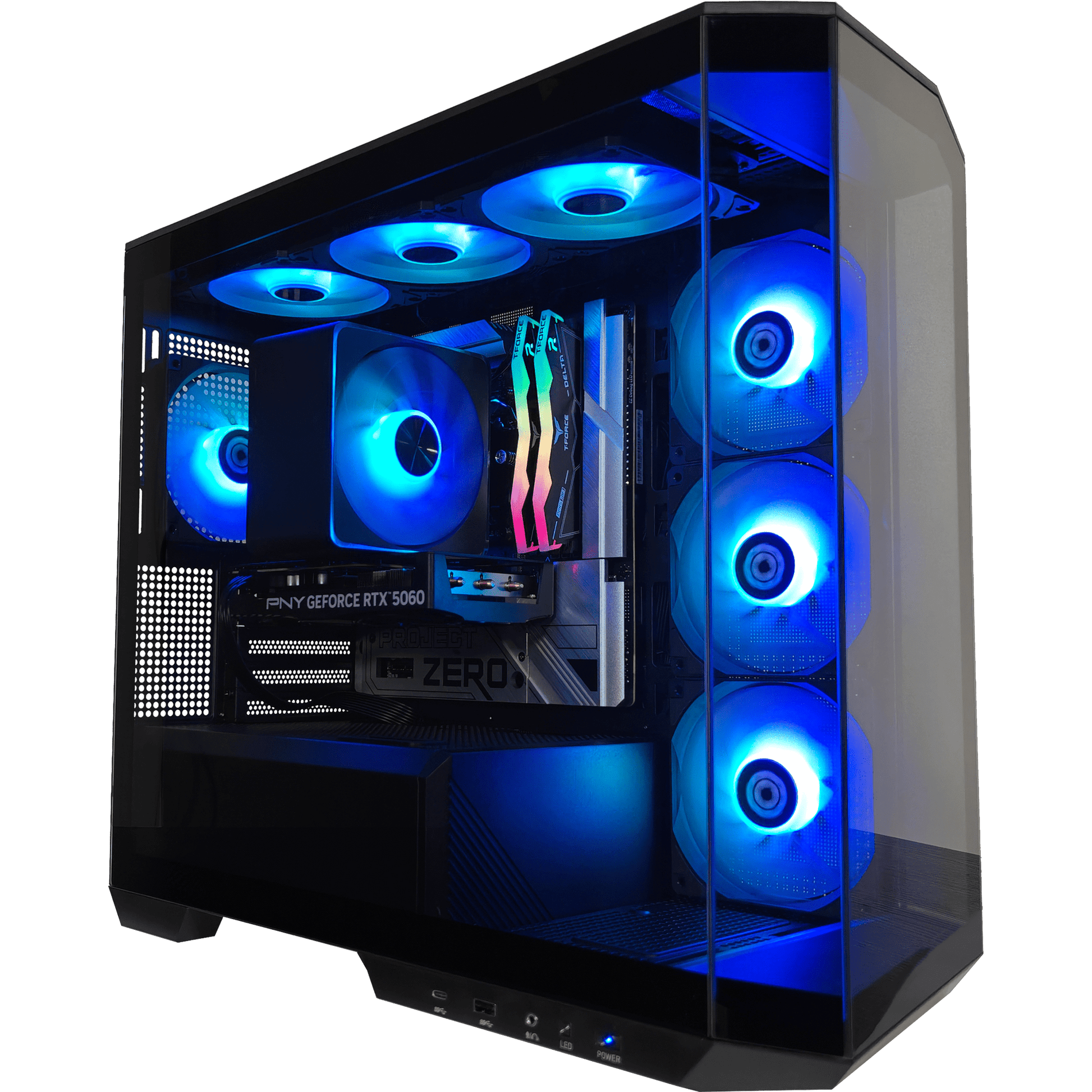 Project Zero Pano StealthX — RTX 5060, Ryzen 7 9700X, 32GB DDR5, 2TB SSD