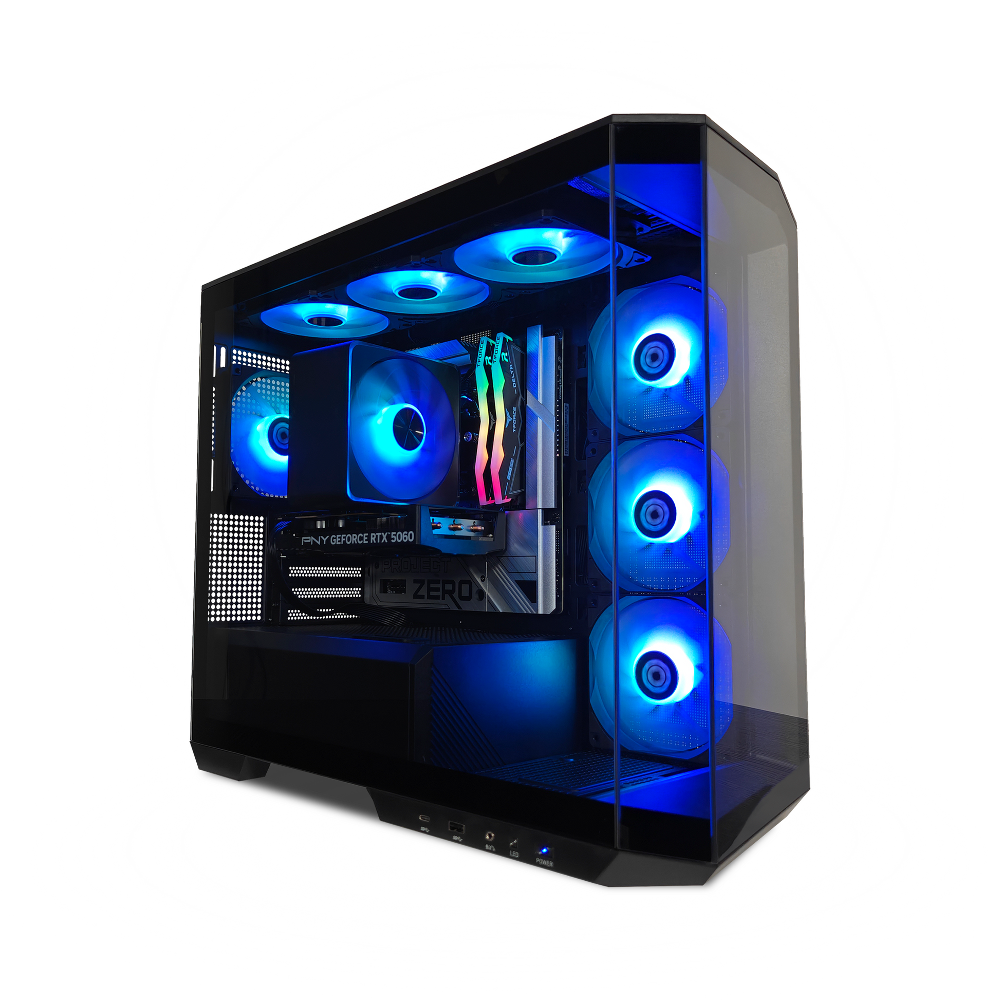 Project Zero Pano StealthX — RTX 5060, Ryzen 7 9700X, 32GB DDR5, 2TB SSD