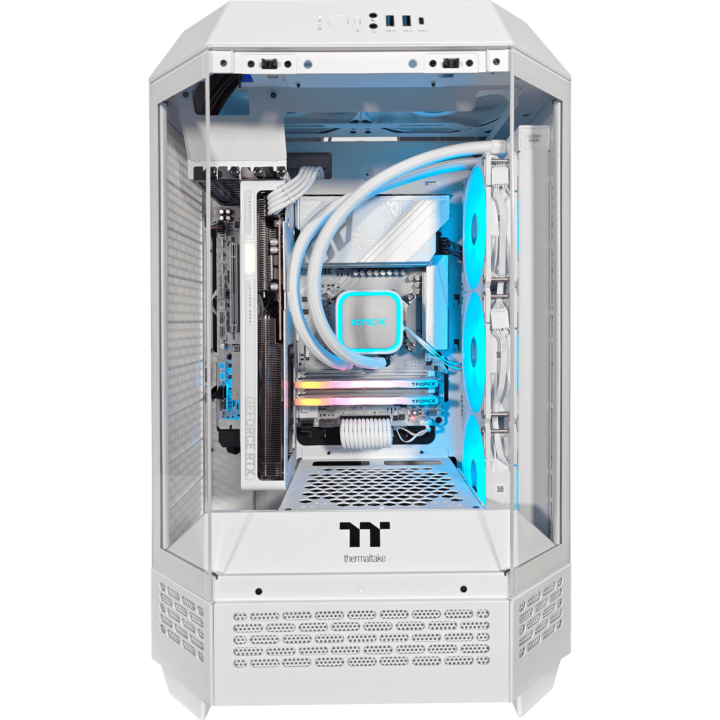 Thermaltake Tower 300 Ghost — RTX 5060, Ryzen 7 9700X, 32GB DDR5, 2TB SSD