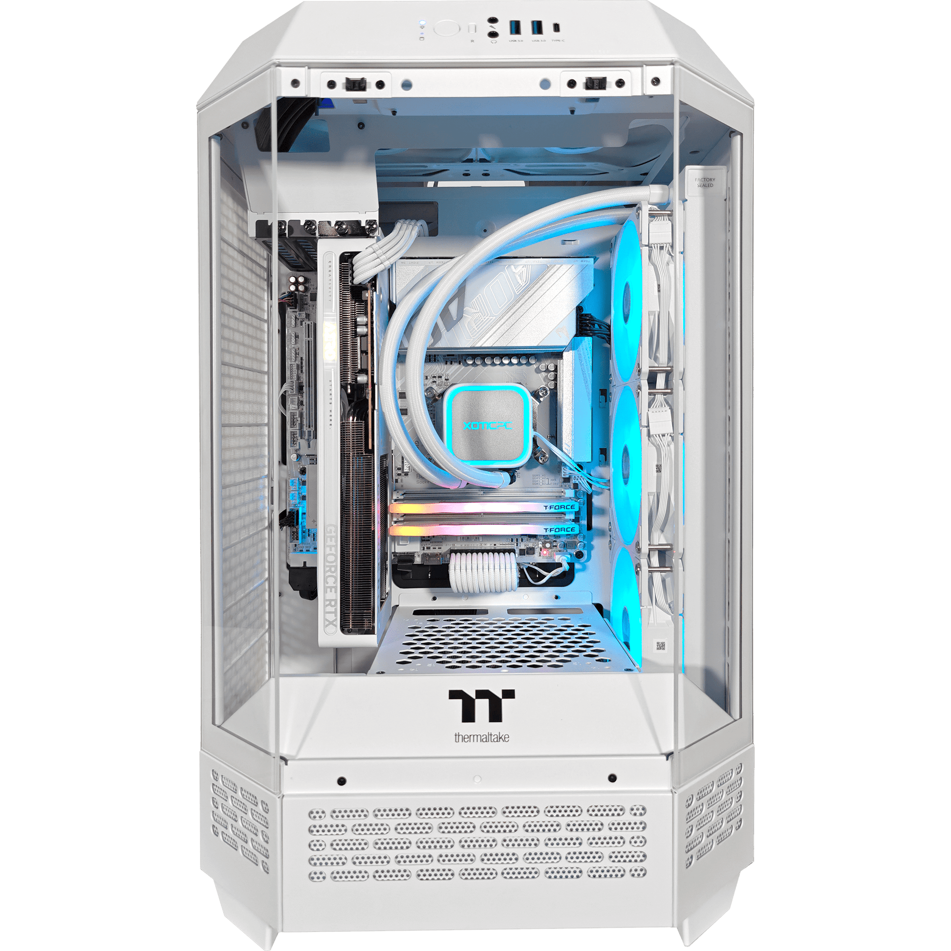 Thermaltake Tower 300 Ghost — RTX 5060, Ryzen 7 9700X, 32GB DDR5, 2TB SSD