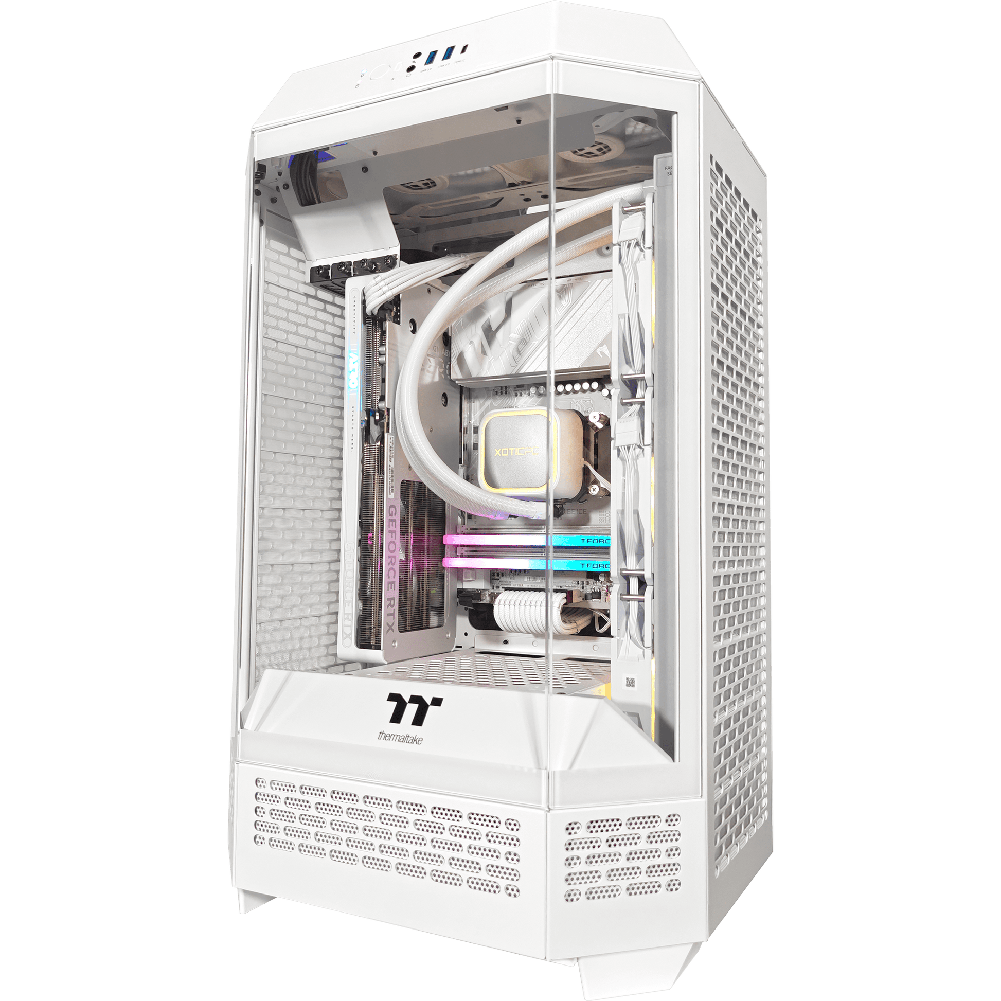 Thermaltake Tower 300 Ghost — RTX 5060, Ryzen 7 9700X, 32GB DDR5, 2TB SSD