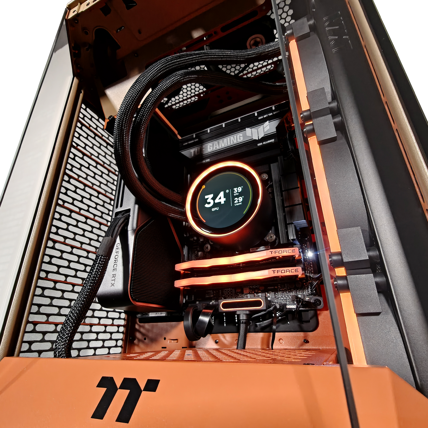 Thermaltake Tower 300 Sandstorm — RTX 5070, Core Ultra 7 265K, 32GB DDR5, 2TB SSD