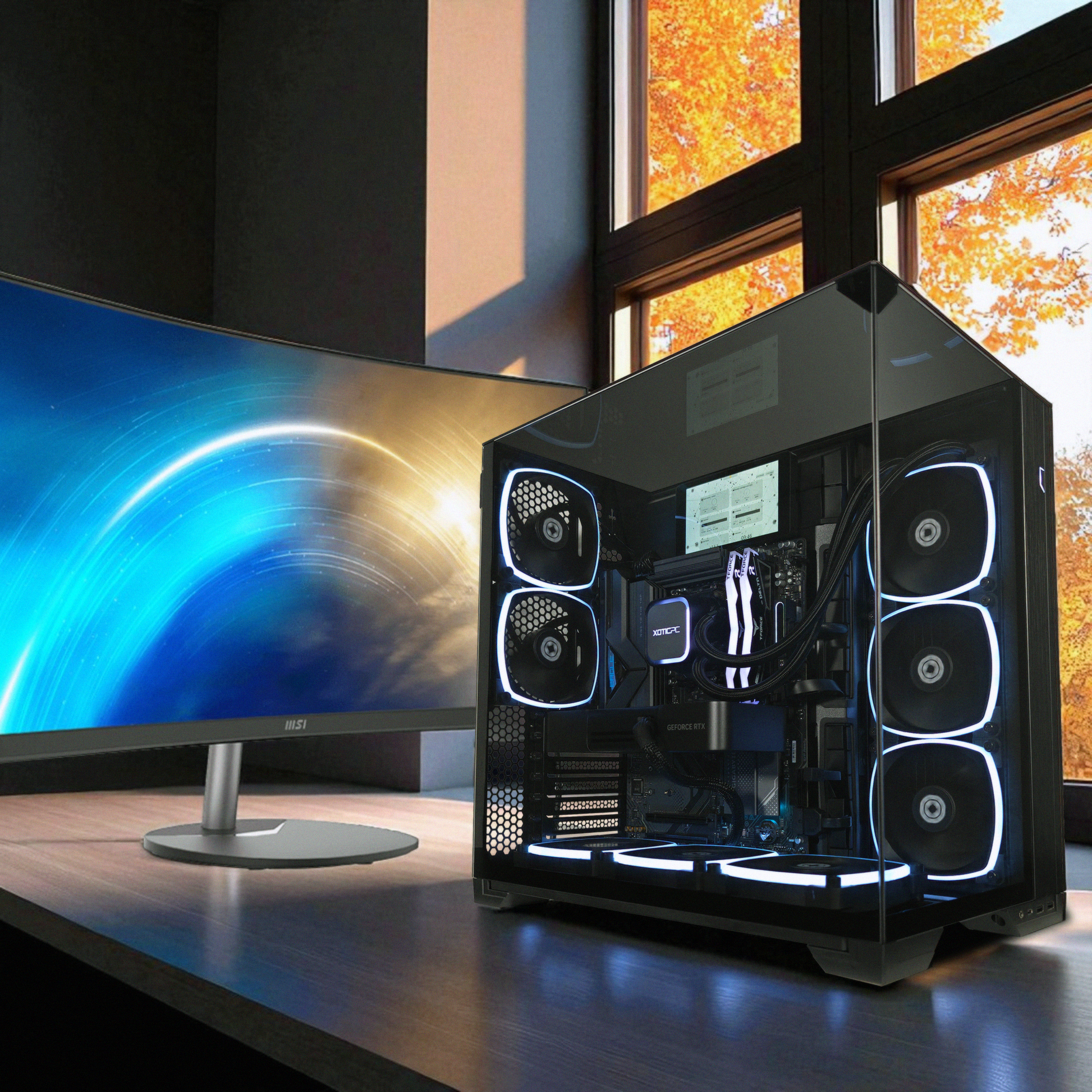 Vision Compact Stealth — RTX 5070, Ryzen 7 9700X, 32GB DDR5, 2TB SSD
