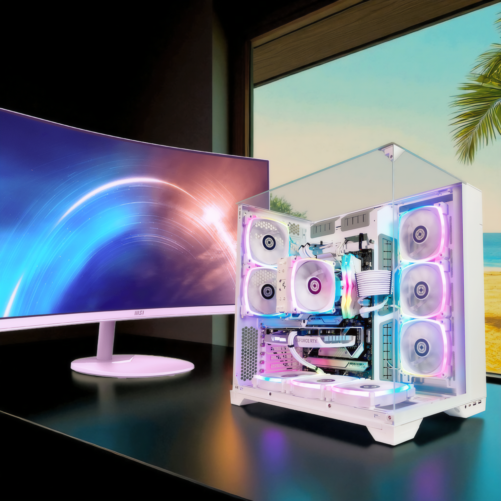 Vision Ghost — RTX 5070, Core Ultra 7 265K, 32GB DDR5, 2TB SSD
