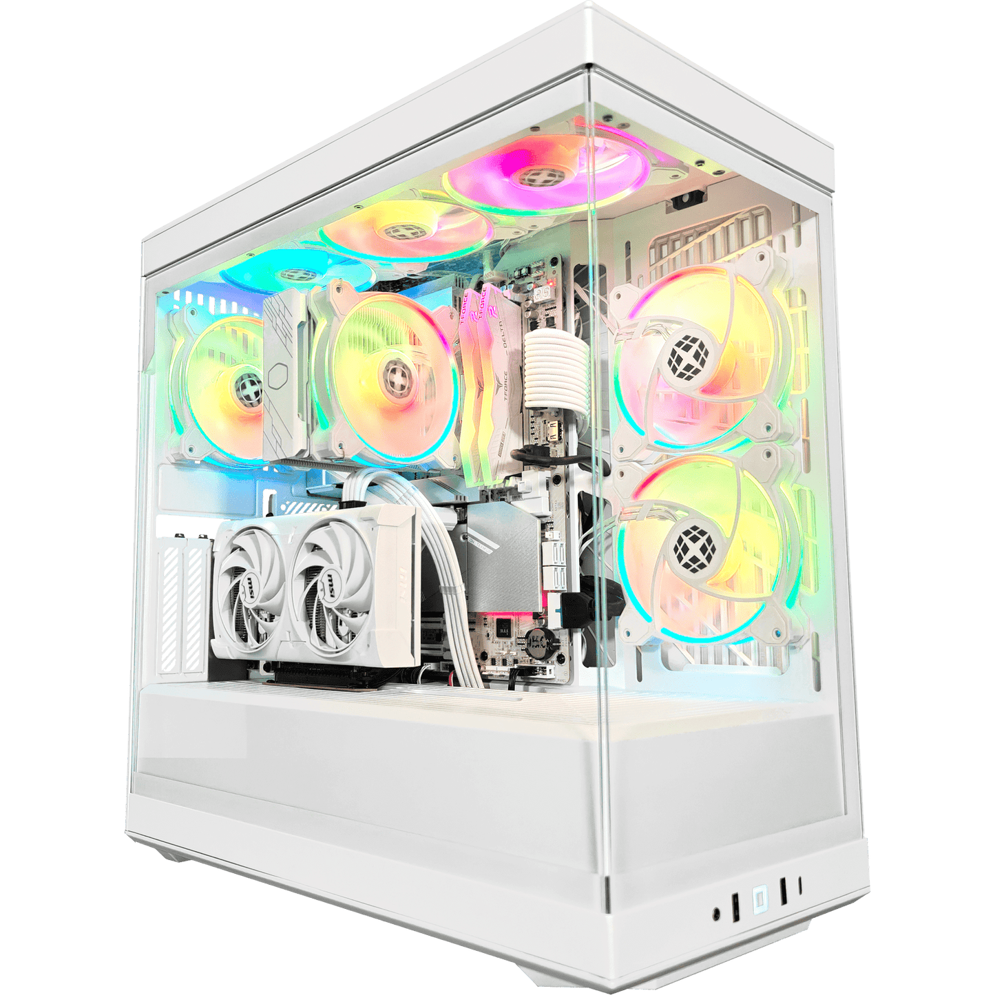 Y40 Snow White Ghost AMD Ready to Ship Gaming PC