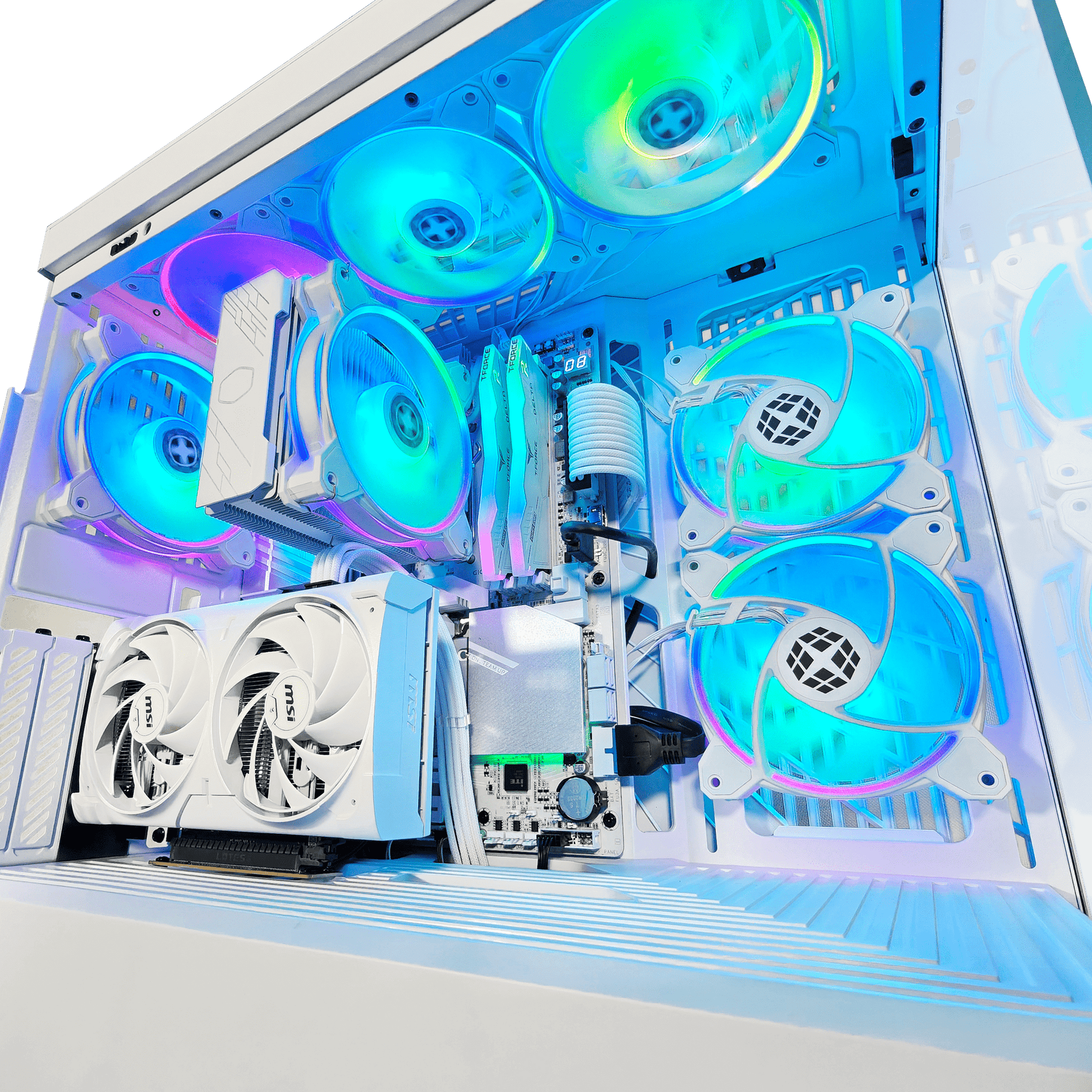 Y40 Snow White Ghost AMD Ready to Ship Gaming PC