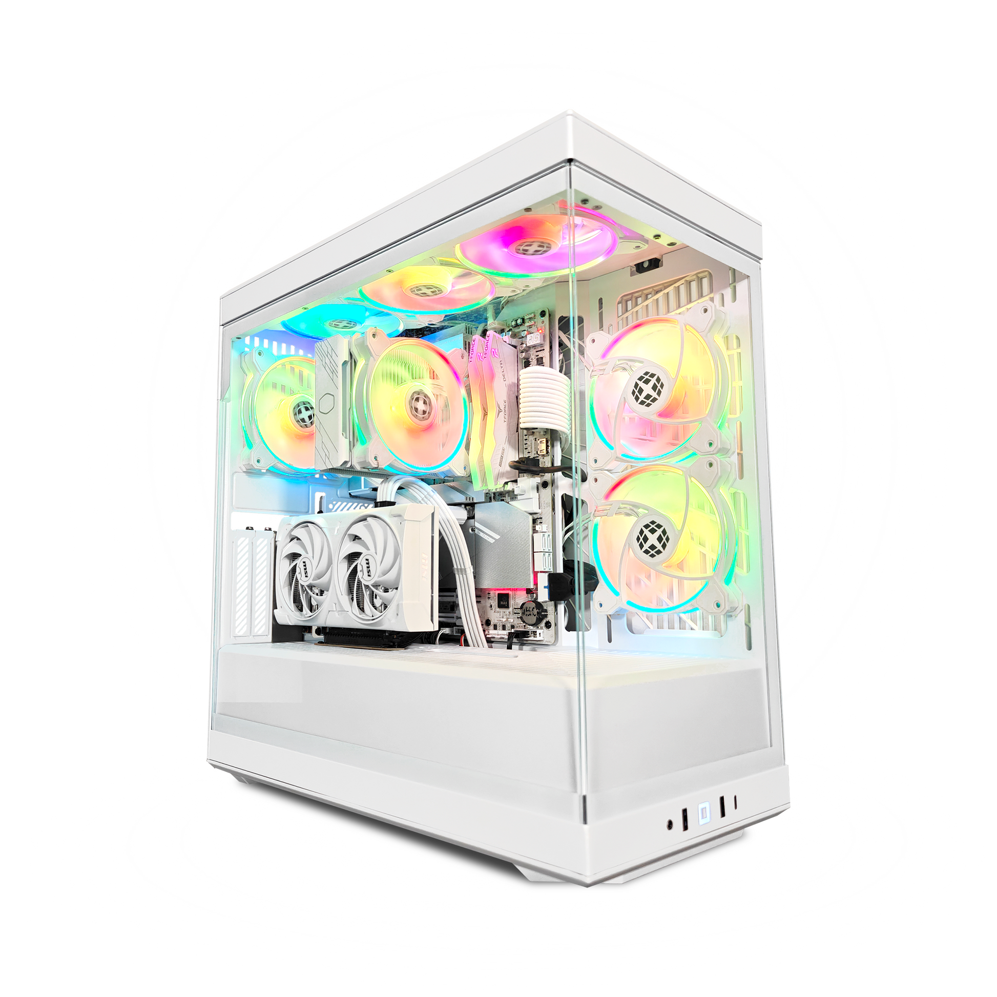 Y40 Snow White Ghost AMD Ready to Ship Gaming PC