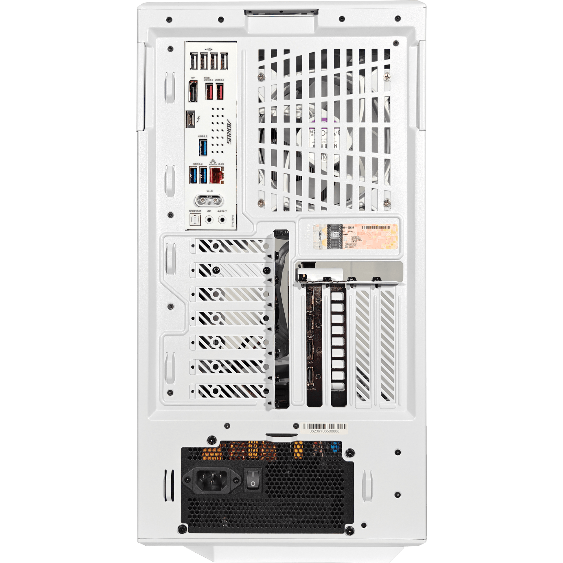 Y40 Snow White Ghost — RTX 5060, Core Ultra 7 265K, 32GB DDR5, 2TB SSD
