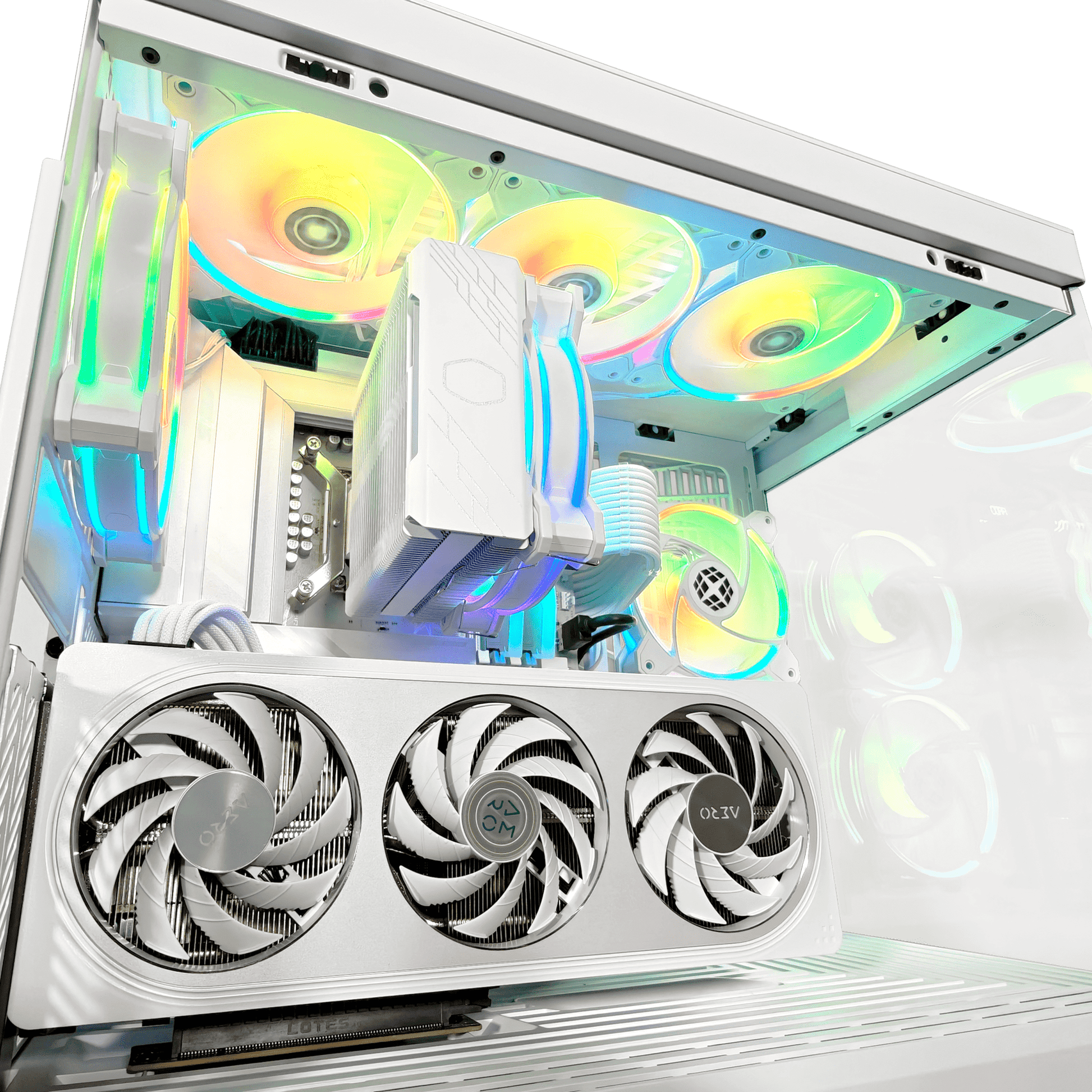 Y40 Snow White Ghost — RTX 5060, Core Ultra 7 265K, 32GB DDR5, 2TB SSD