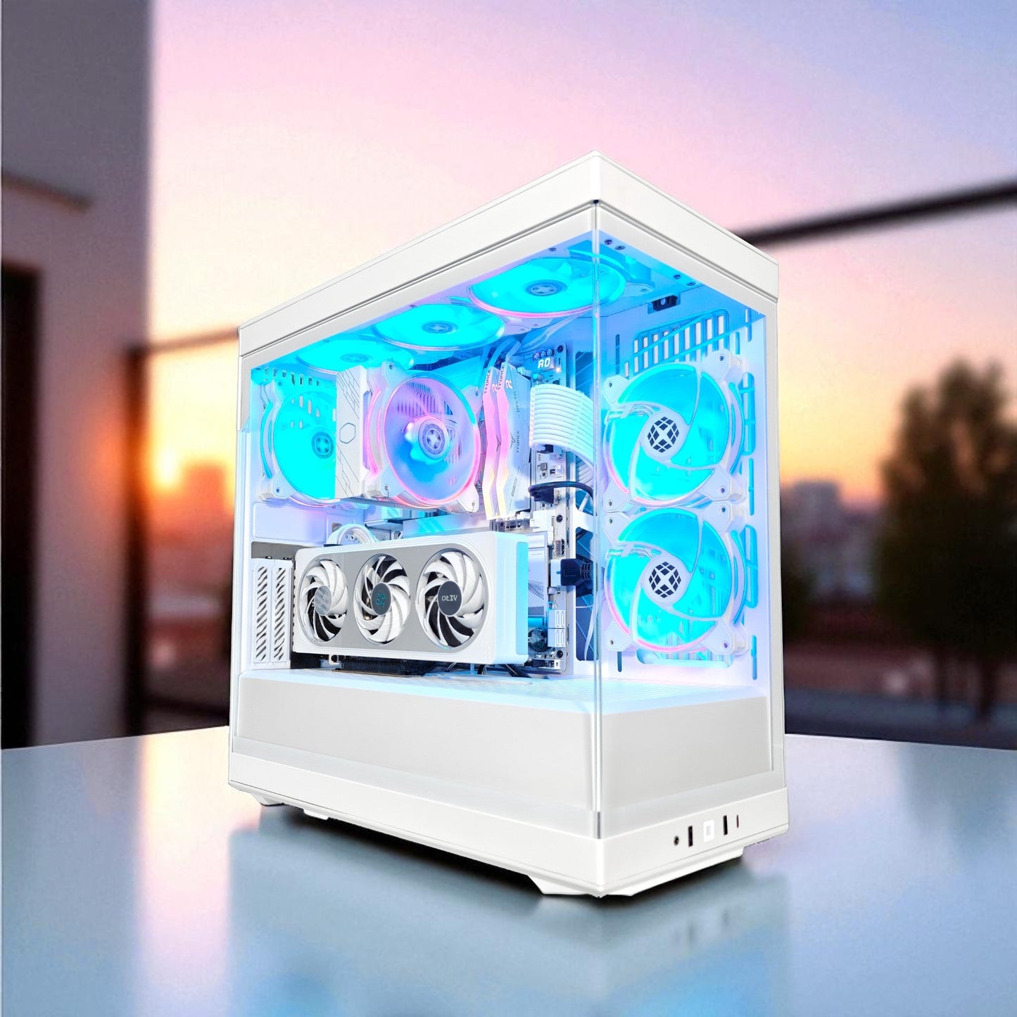 Y40 Snow White Ghost — RTX 5060, Core Ultra 7 265K, 32GB DDR5, 2TB SSD