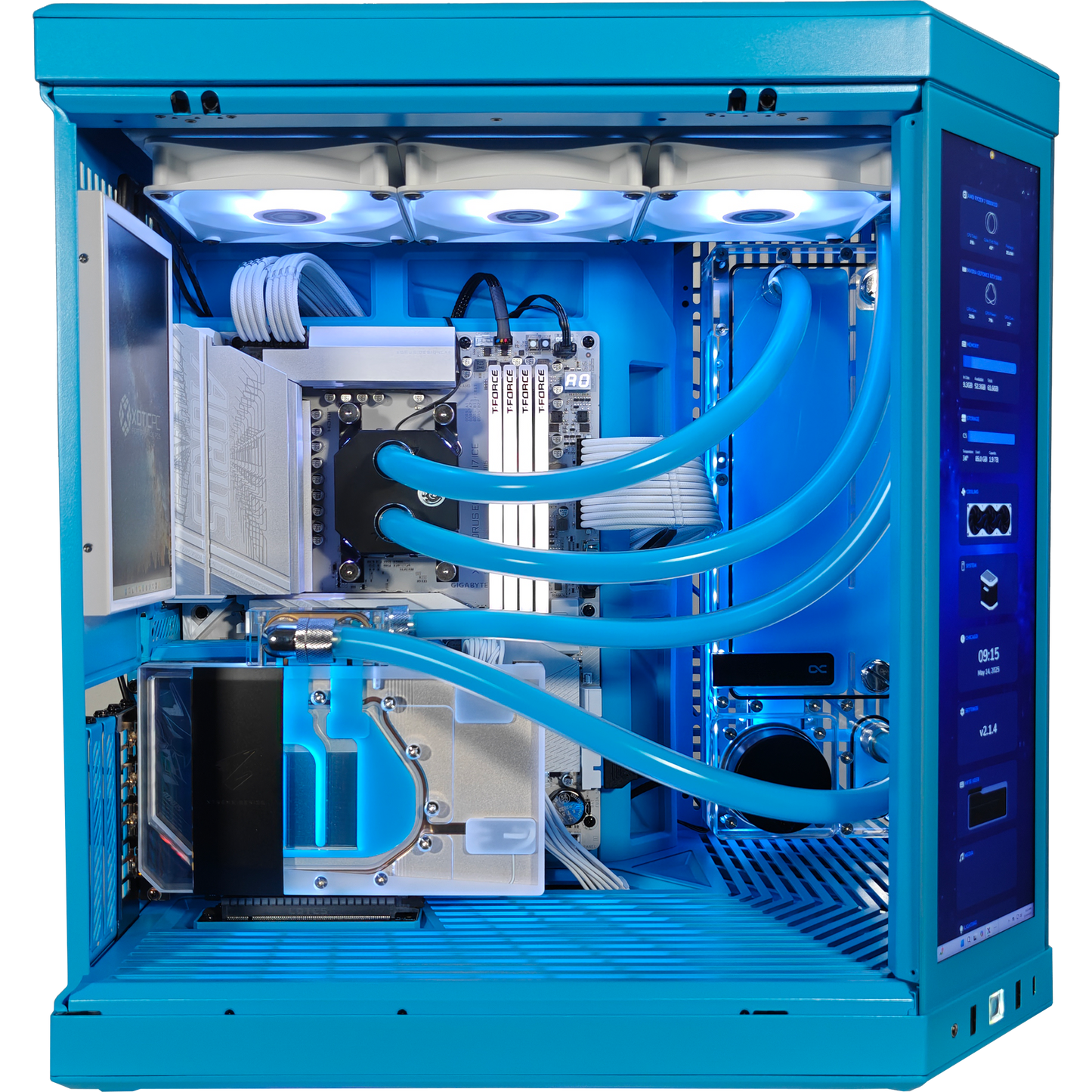 Y70 Blueberry — RTX 5080, Ryzen 7 9800X3D, 64GB DDR5, 2TB SSD