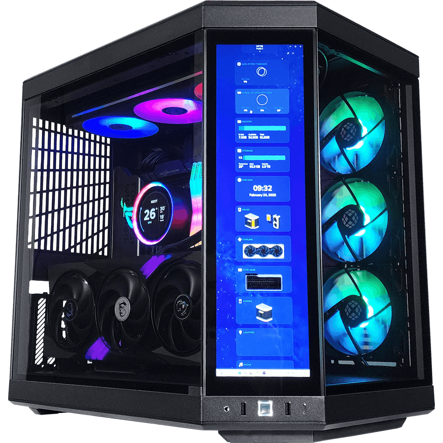 GX13 HYTE Custom Built Gaming Desktop PC