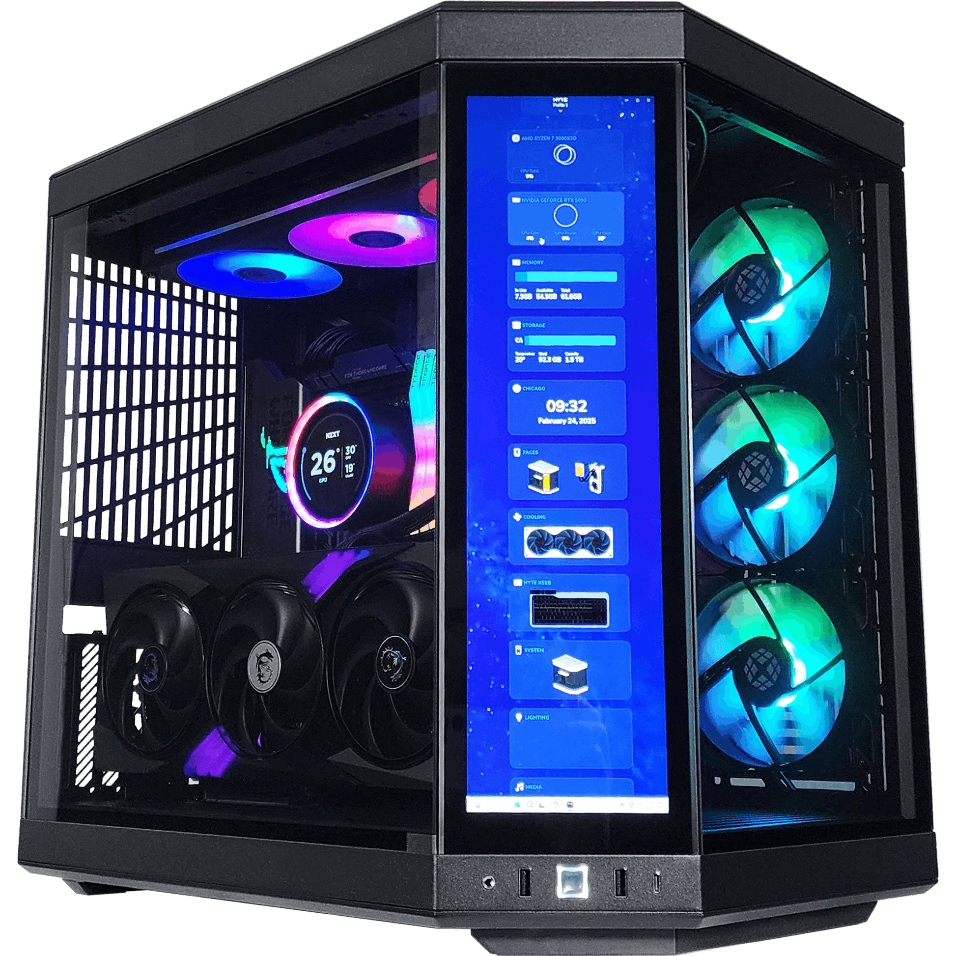 GX13 HYTE Custom Built Gaming Desktop PC