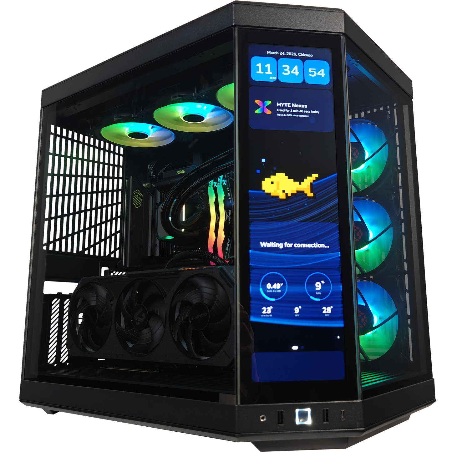 Y70 Extreme — RTX 5070, Ryzen 7 9800X3D, 32GB DDR5, 2TB SSD