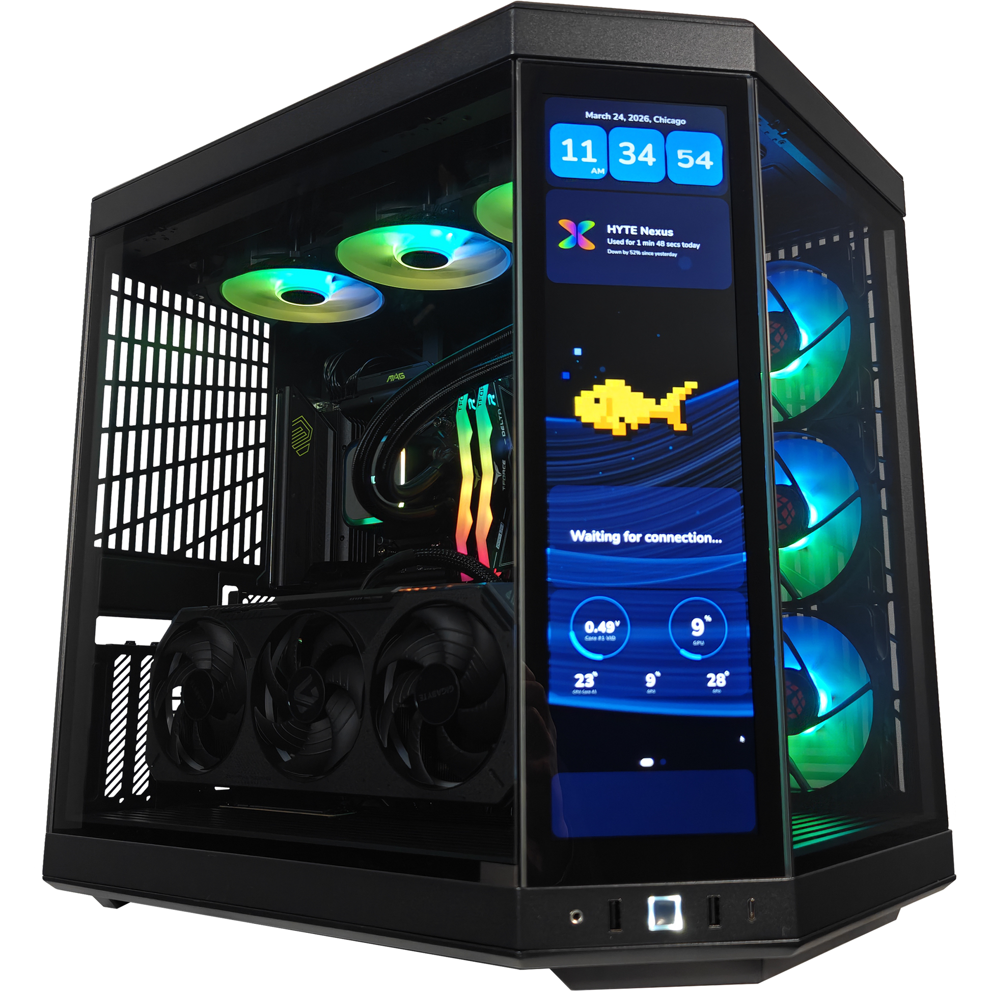 Y70 Extreme — RTX 5070, Ryzen 7 9800X3D, 32GB DDR5, 2TB SSD