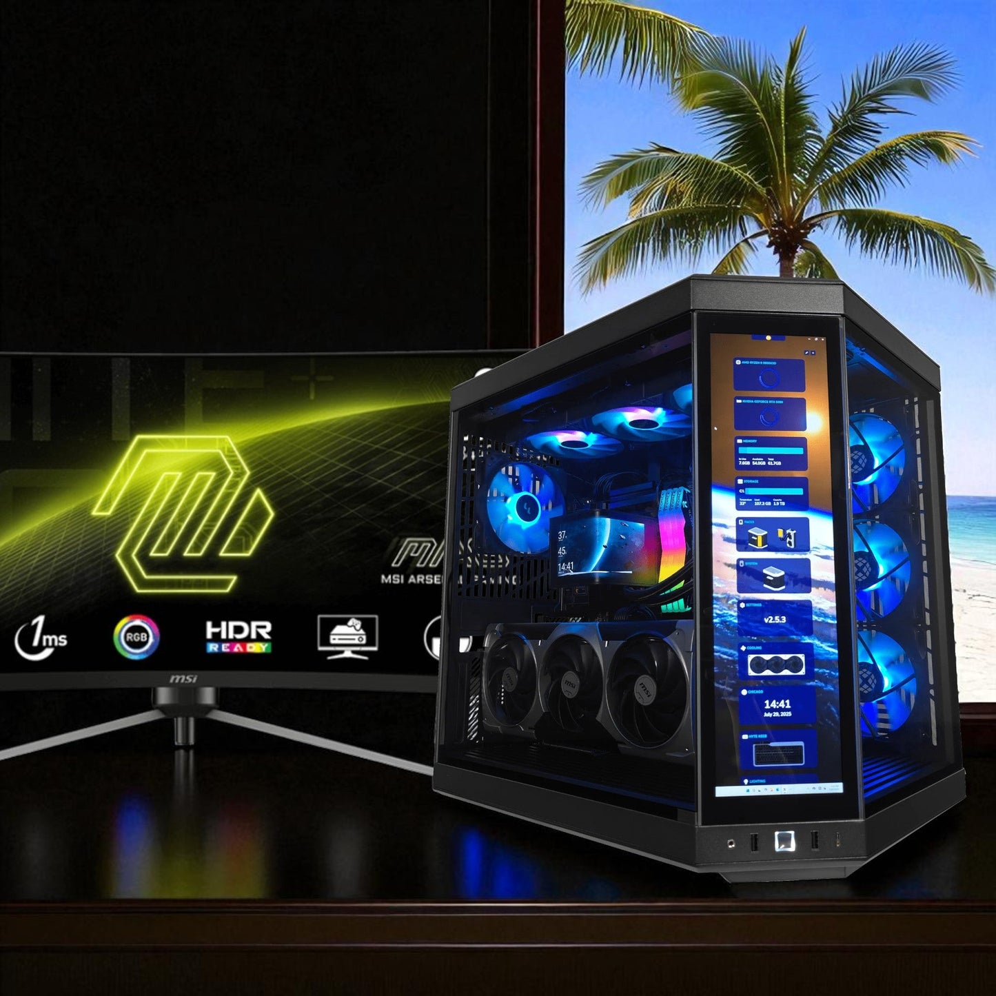 Y70 Epic X — RTX 5090, Ryzen 9 9950X3D, 64GB DDR5, 4TB SSD