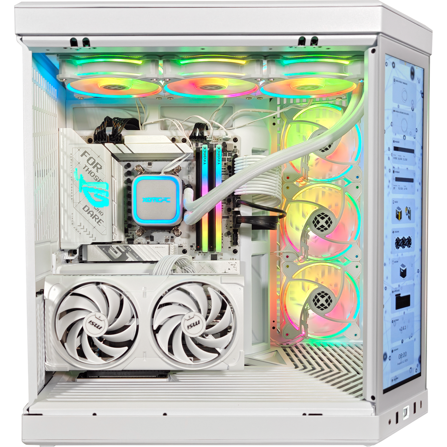 Y70 Ghost — RTX 5070, Ryzen 7 9800X3D, 32GB DDR5, 2TB SSD