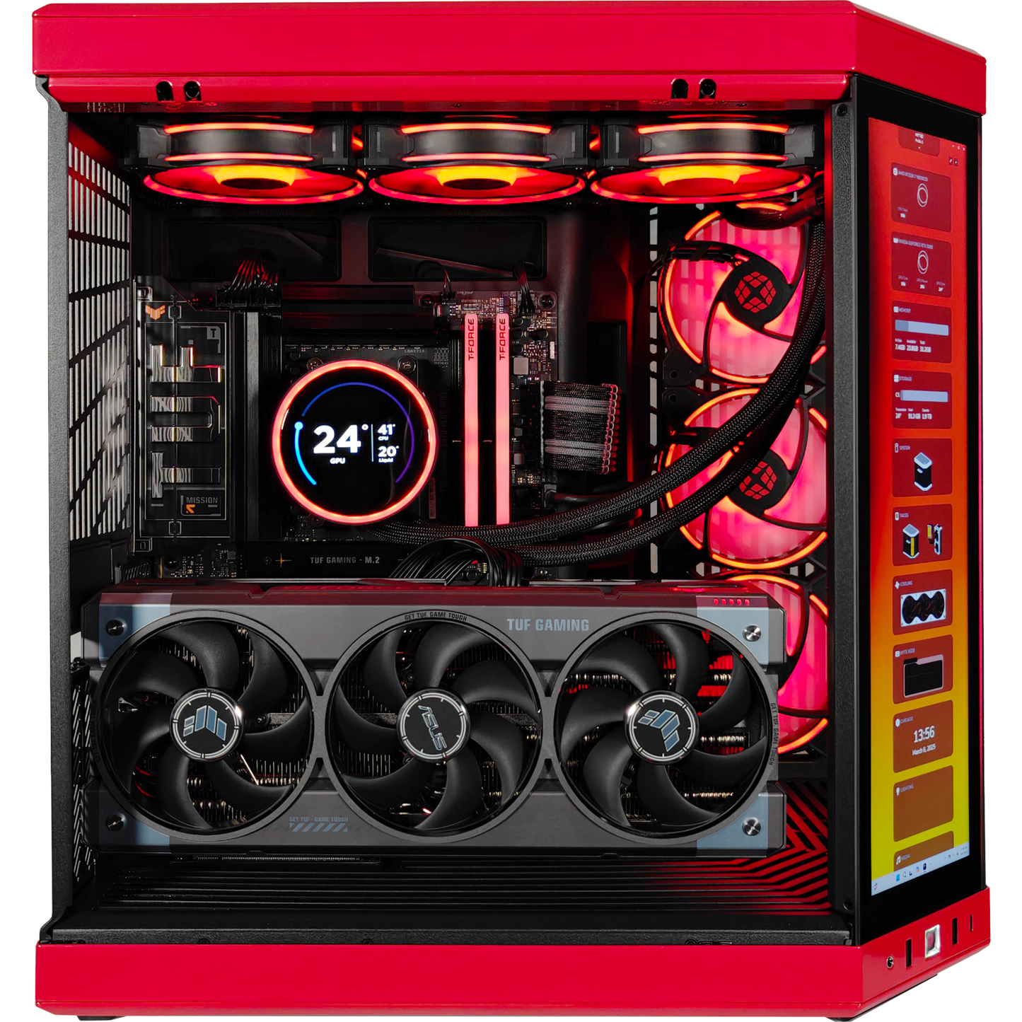 Y70 Red Eye X3D — RTX 5080, Ryzen 7 9800X3D, 32GB DDR5, 2TB SSD