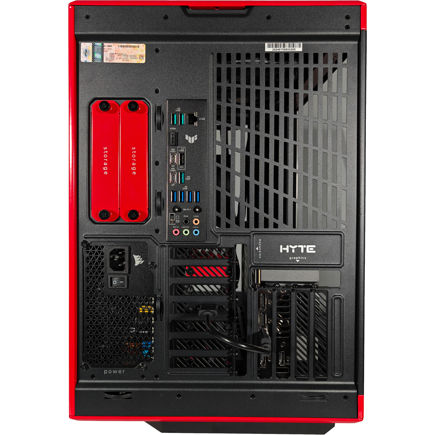 Y70 Red Eye X3D — RTX 5080, Ryzen 7 9800X3D, 32GB DDR5, 2TB SSD