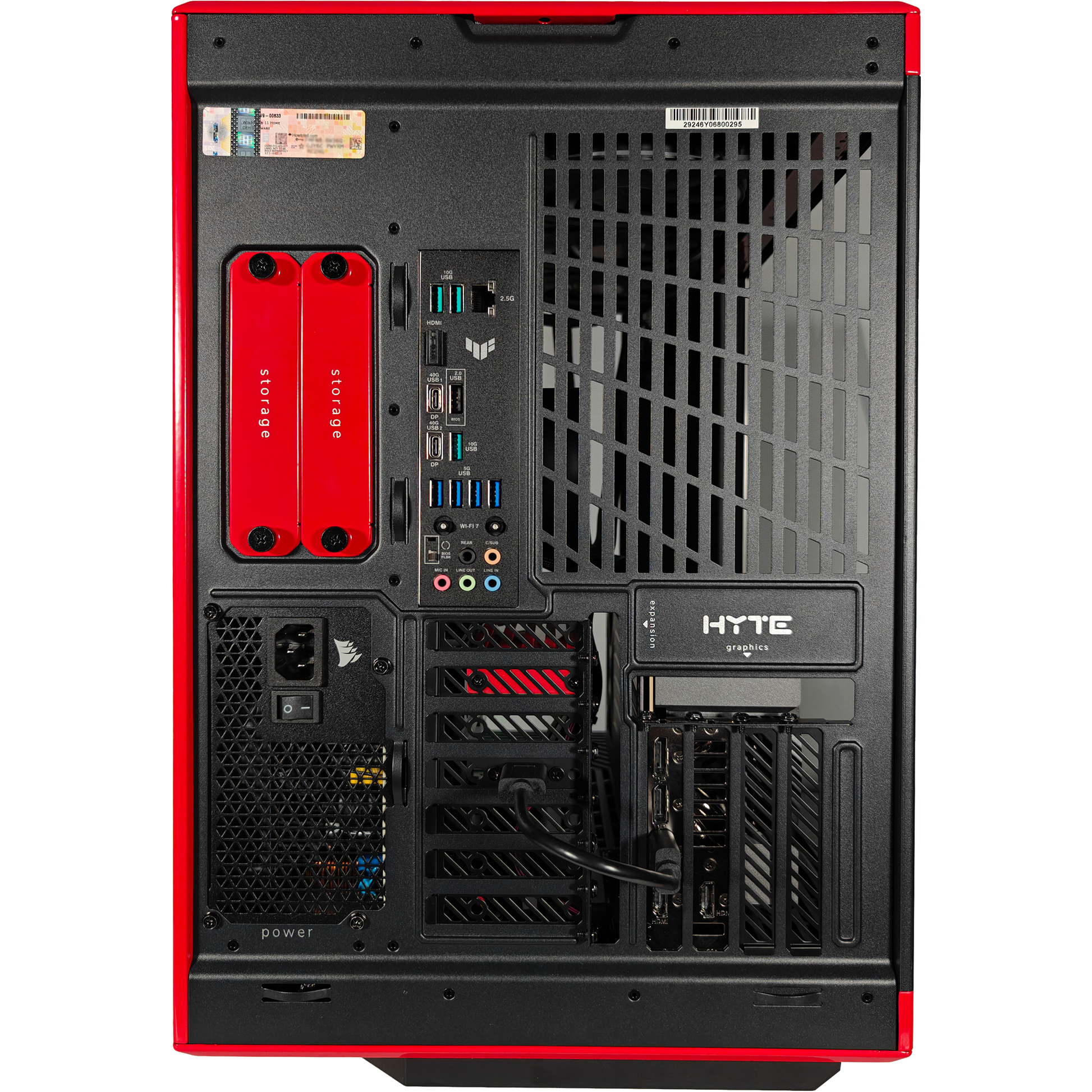 Y70 Red Eye X3D — RTX 5080, Ryzen 7 9800X3D, 32GB DDR5, 2TB SSD