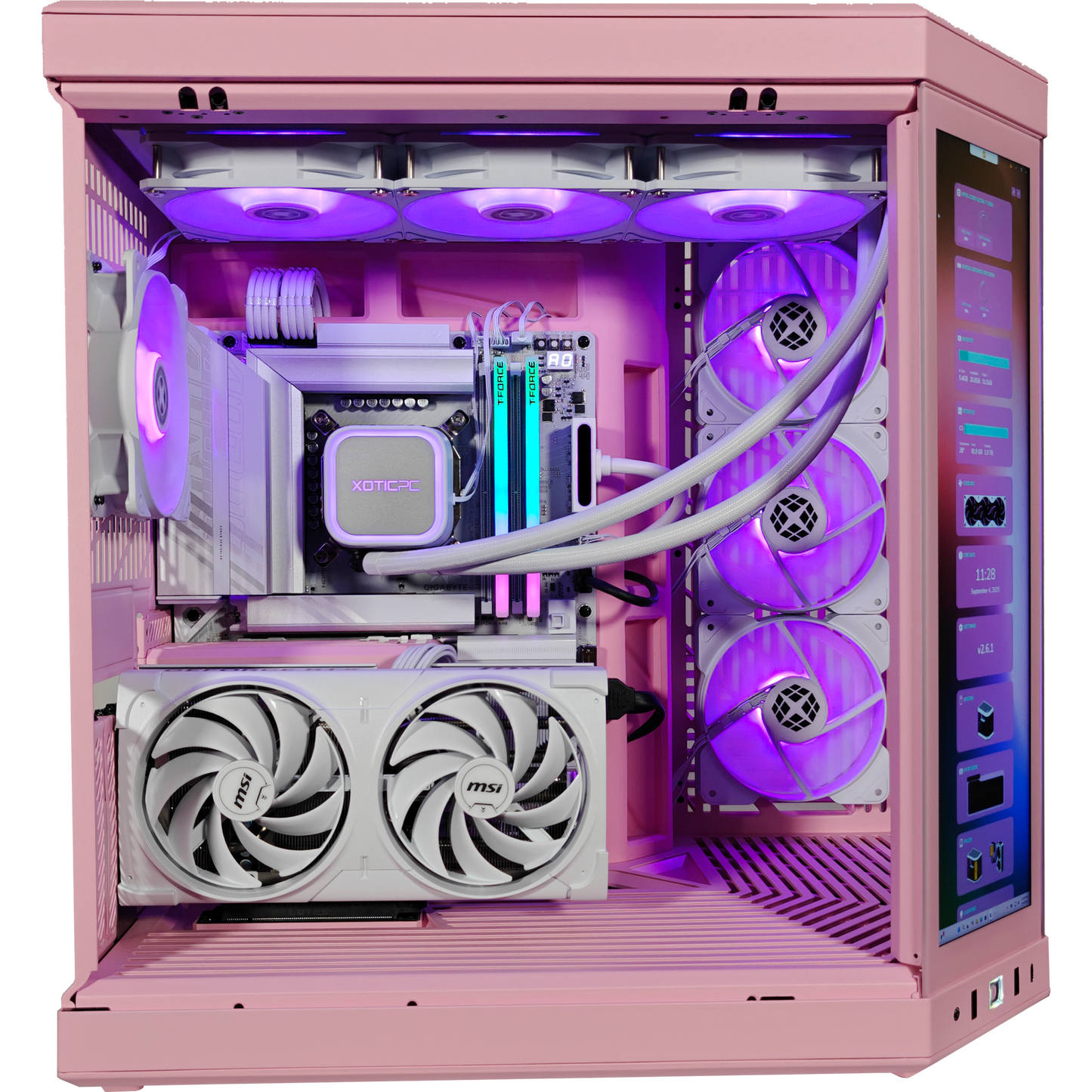 Y70 Strawberry Milk — RTX 5070, Core Ultra 7 265K, 32GB DDR5, 2TB SSD
