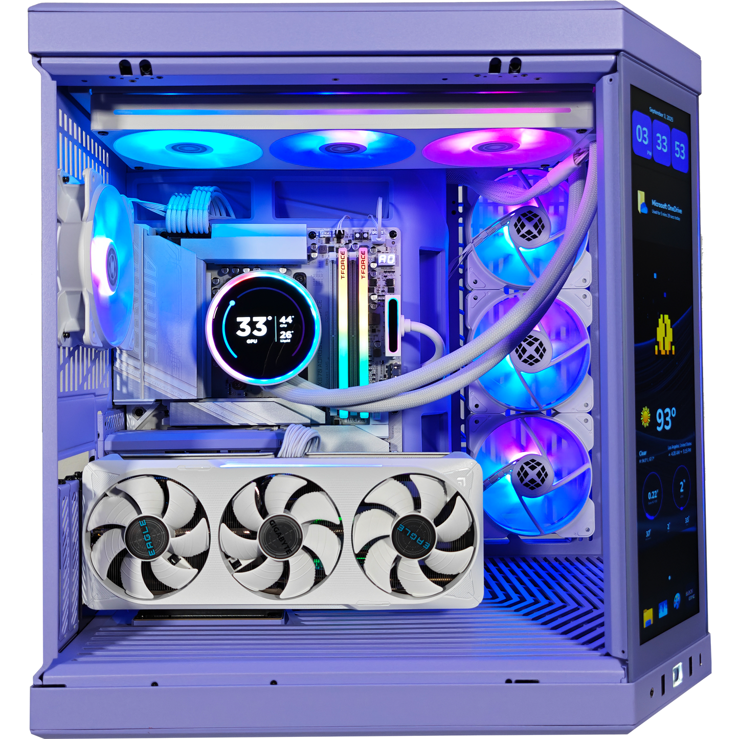 Y70 Taro Milk — RTX 5070, Ryzen 7 9700X, 32GB DDR5, 4TB SSD