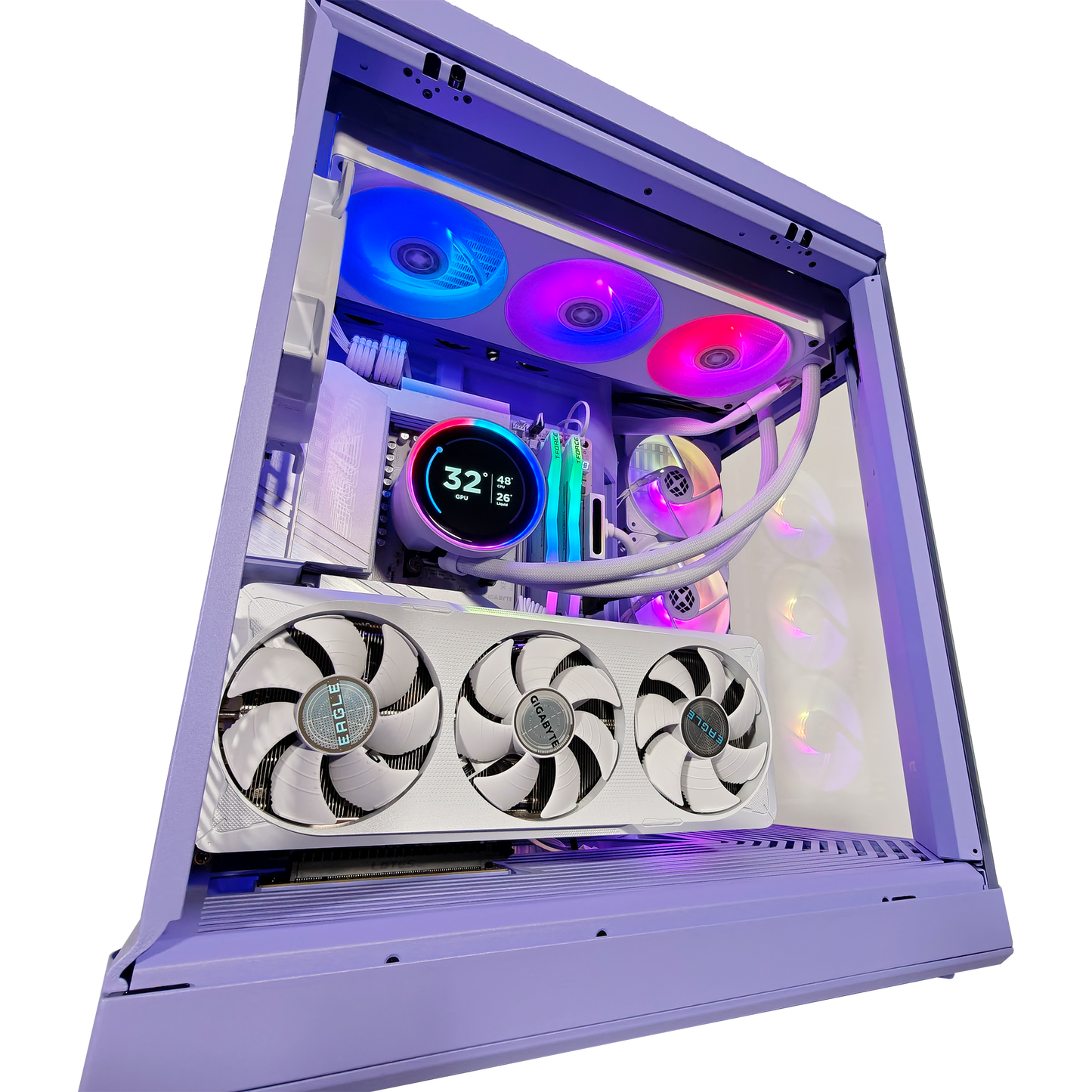Y70 Taro Milk — RTX 5070, Ryzen 7 9700X, 32GB DDR5, 4TB SSD