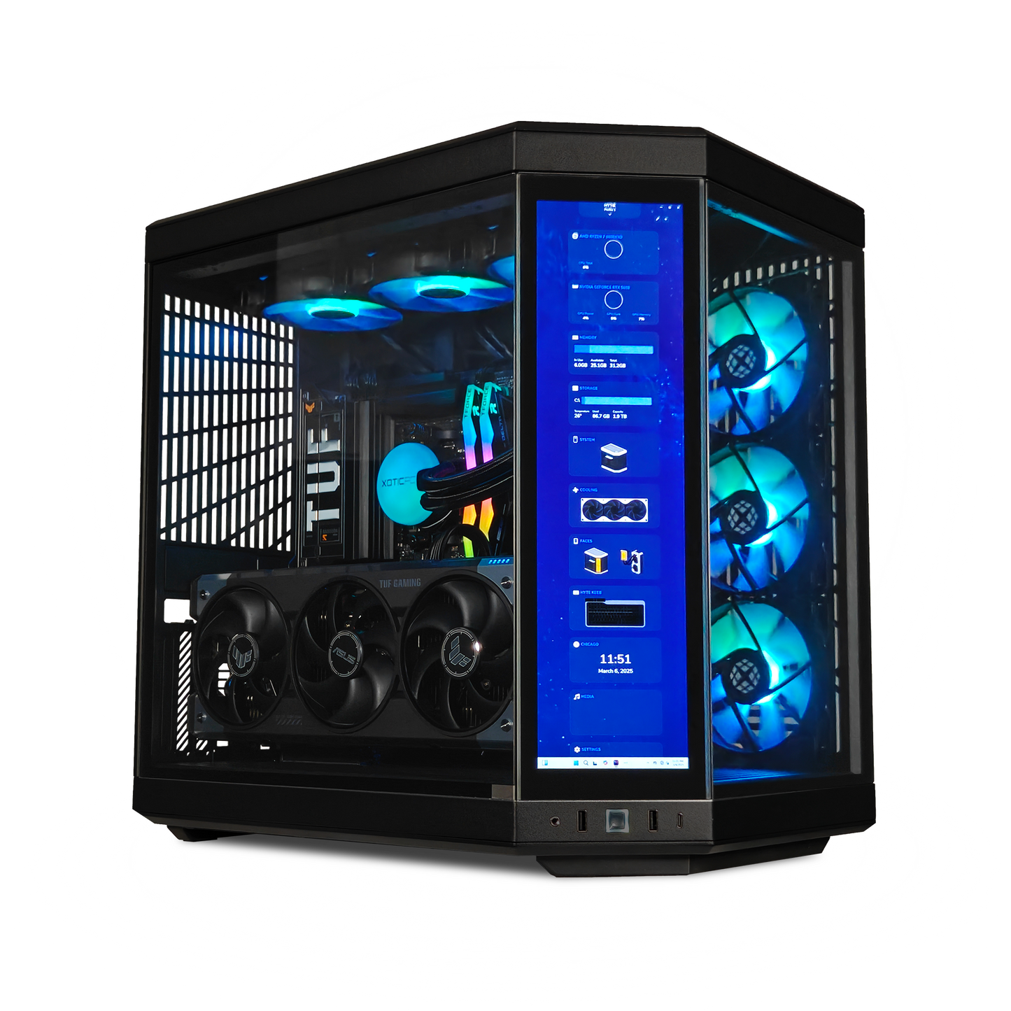 RTX 5080 4K Gaming Desktop — Ryzen 7 9800X3D, 32GB DDR5, 2TB SSD