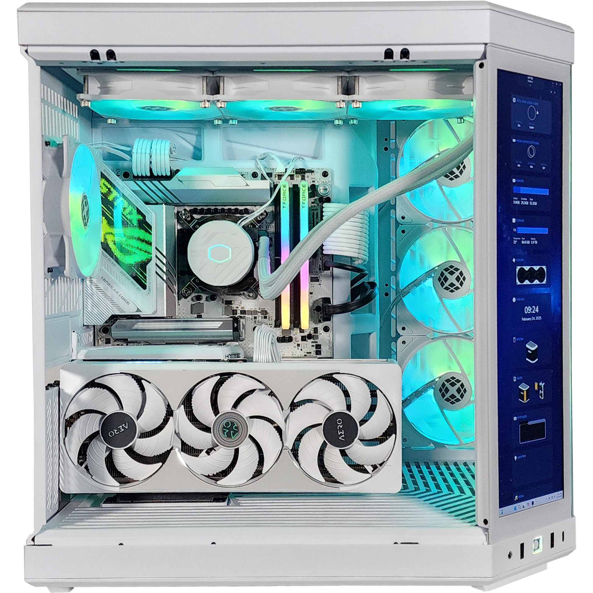 Y70 Ultimate Ghost — RTX 5080, Core Ultra 9 285K, 32GB DDR5, 2TB SSD