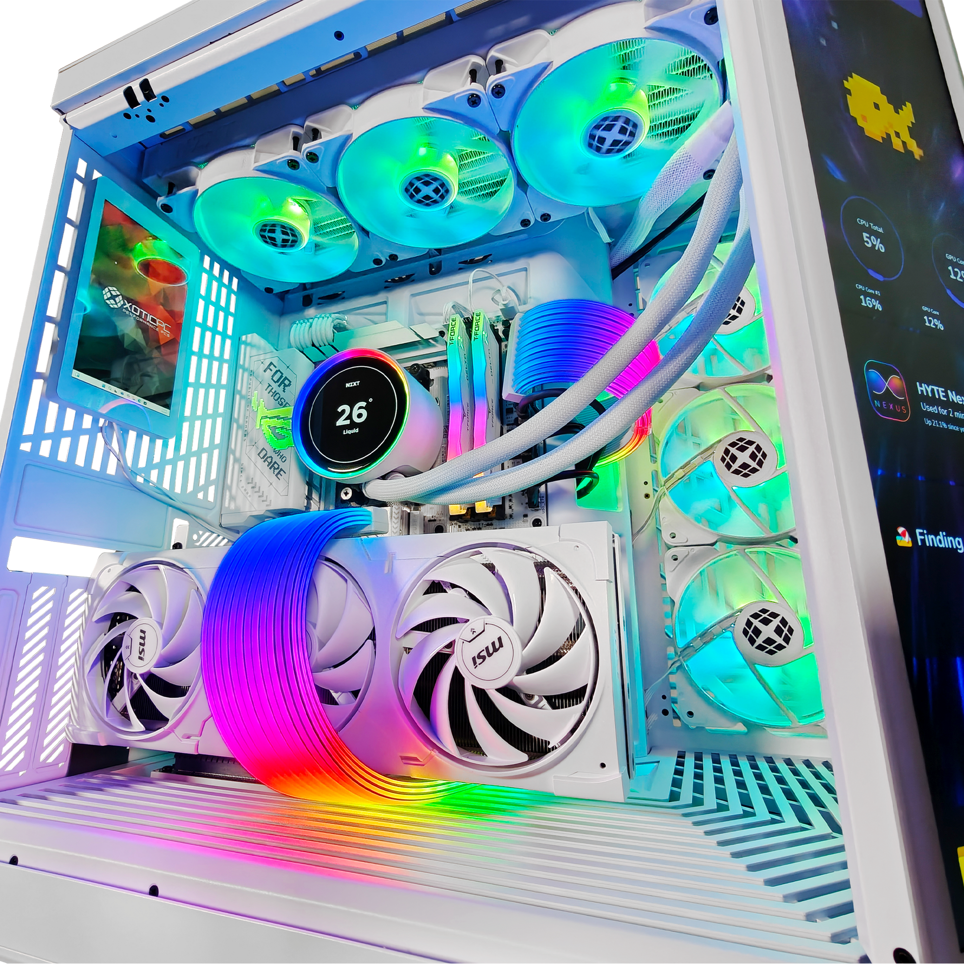 Y70 X3D Ghost — RTX 5080, Ryzen 7 9800X3D, 32GB DDR5, 2TB SSD