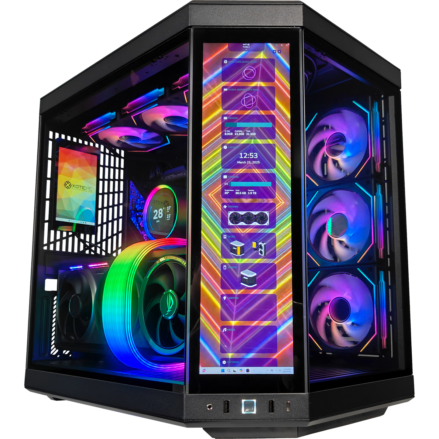 Y70 Ultimate X — RTX 5080, Core Ultra 7 265K, 32GB DDR5, 2TB SSD