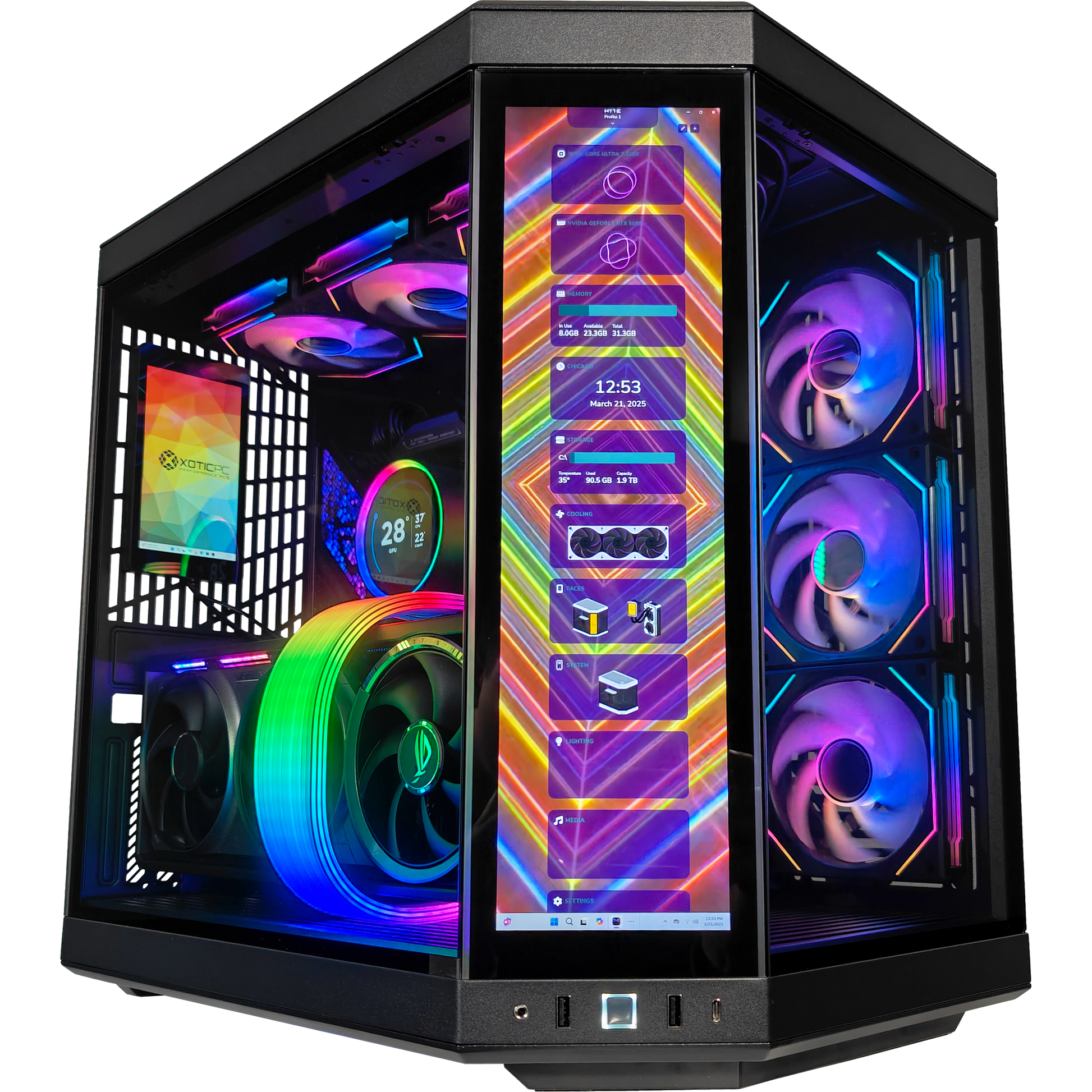 Y70 Ultimate X — RTX 5080, Core Ultra 7 265K, 32GB DDR5, 2TB SSD