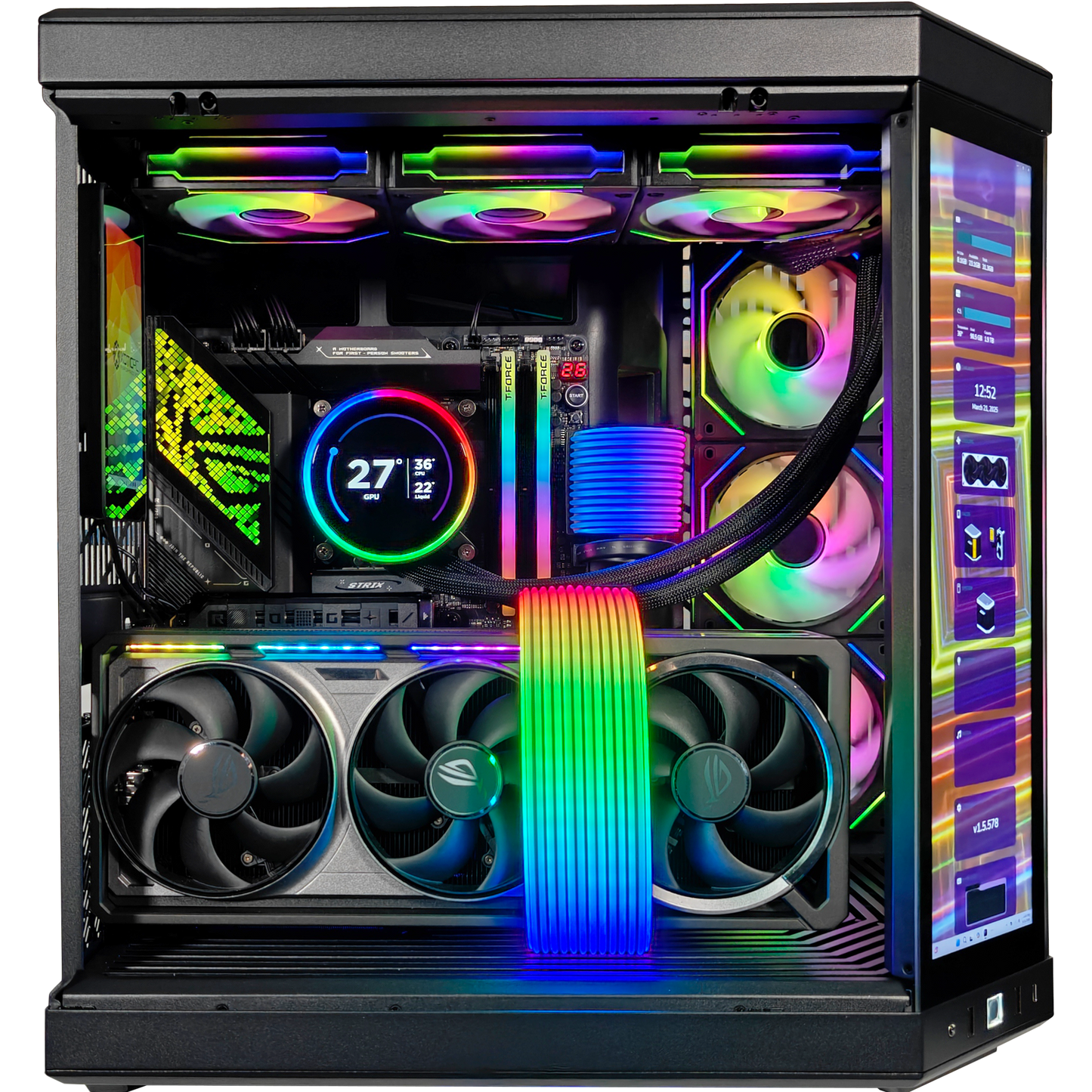 Y70 Ultimate X — RTX 5080, Core Ultra 7 265K, 32GB DDR5, 2TB SSD