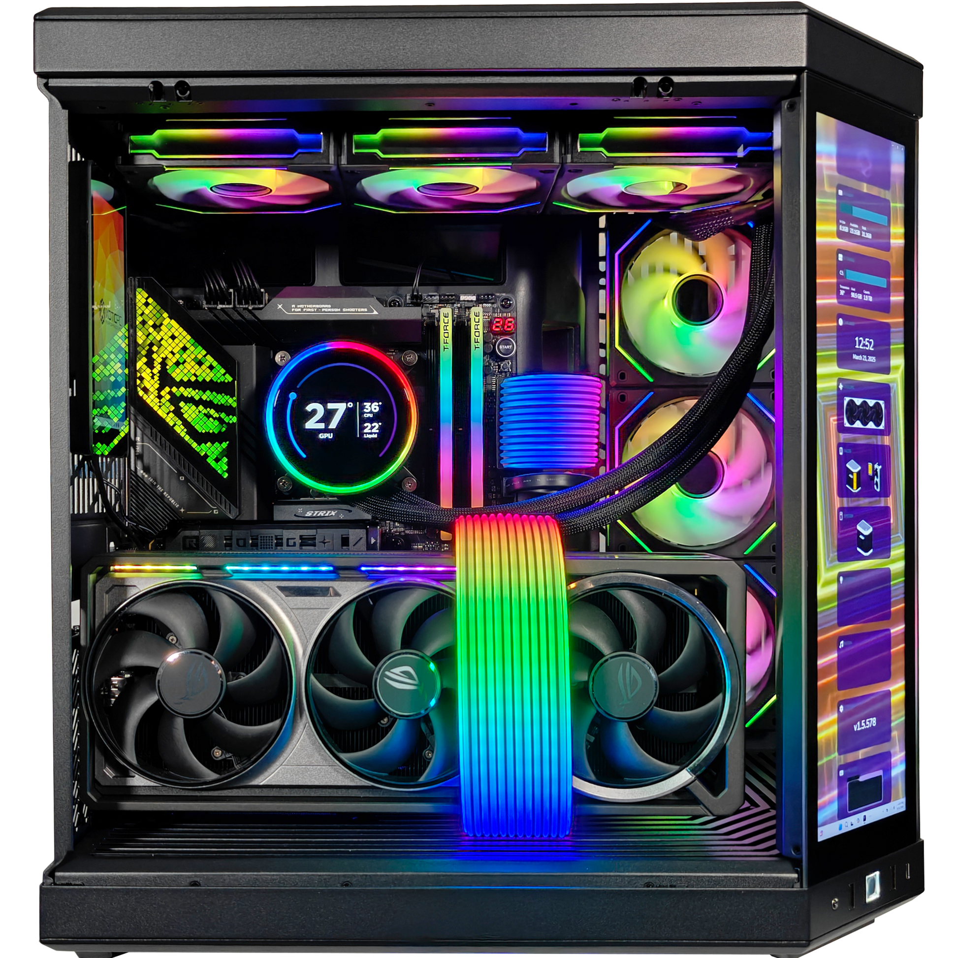 Y70 Ultimate X — RTX 5080, Core Ultra 7 265K, 32GB DDR5, 2TB SSD