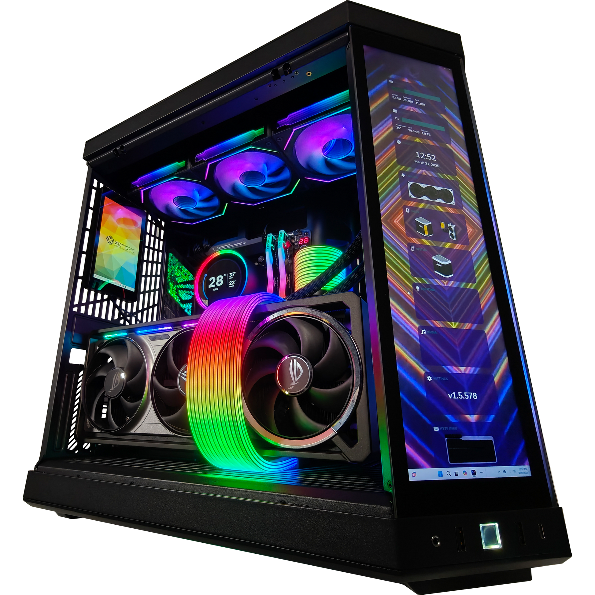 Y70 Ultimate X — RTX 5080, Core Ultra 7 265K, 32GB DDR5, 2TB SSD